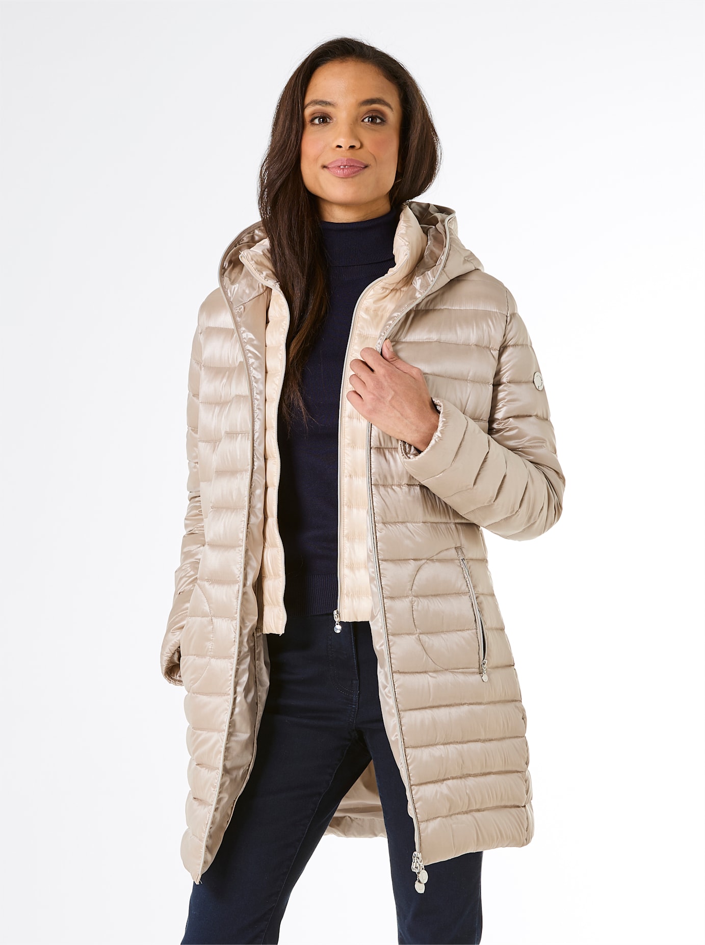 Thumbnail - CREATION L PREMIUM Daunenjacke mit Kapuze