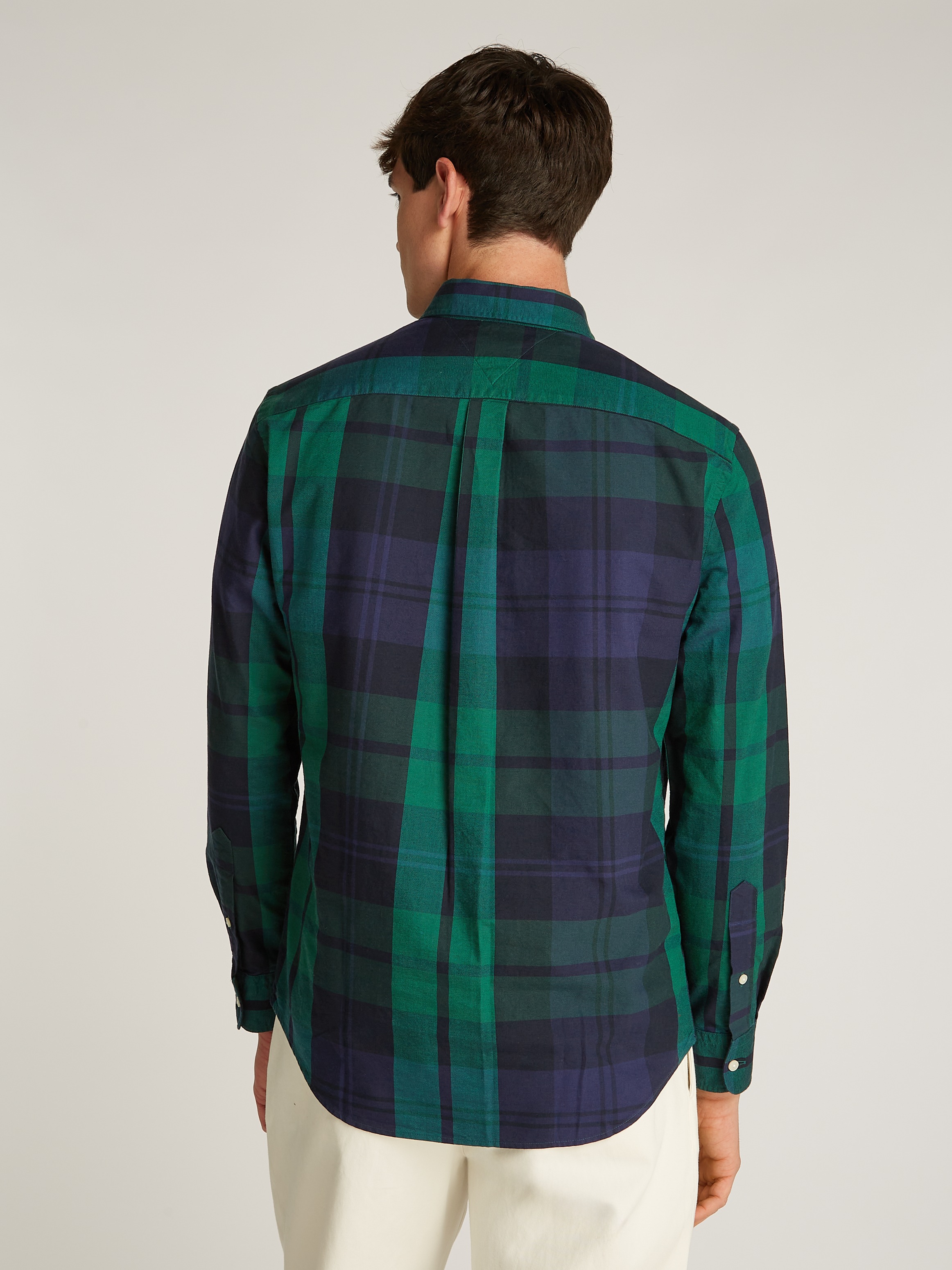 Tommy Hilfiger Langarmhemd "OXFORD BLACKWATCH CHK Regular Fit SHIRT" günstig online kaufen