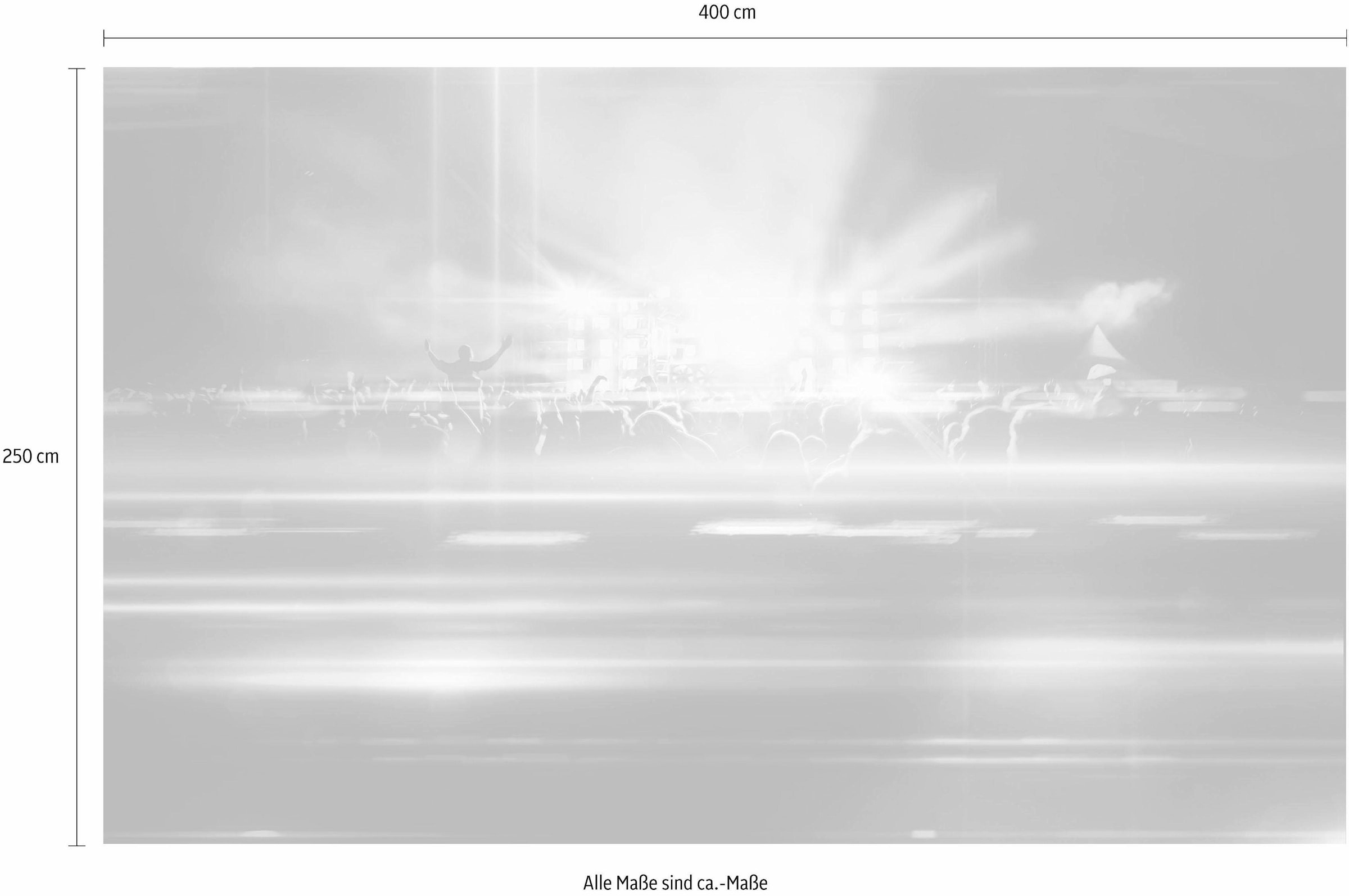 Komar Vliestapete »Digitaldruck Vlies - Open Air Rock - Größe 400 x 250 cm«, bedruckt, Wohnzimmer, Schlafzimmer