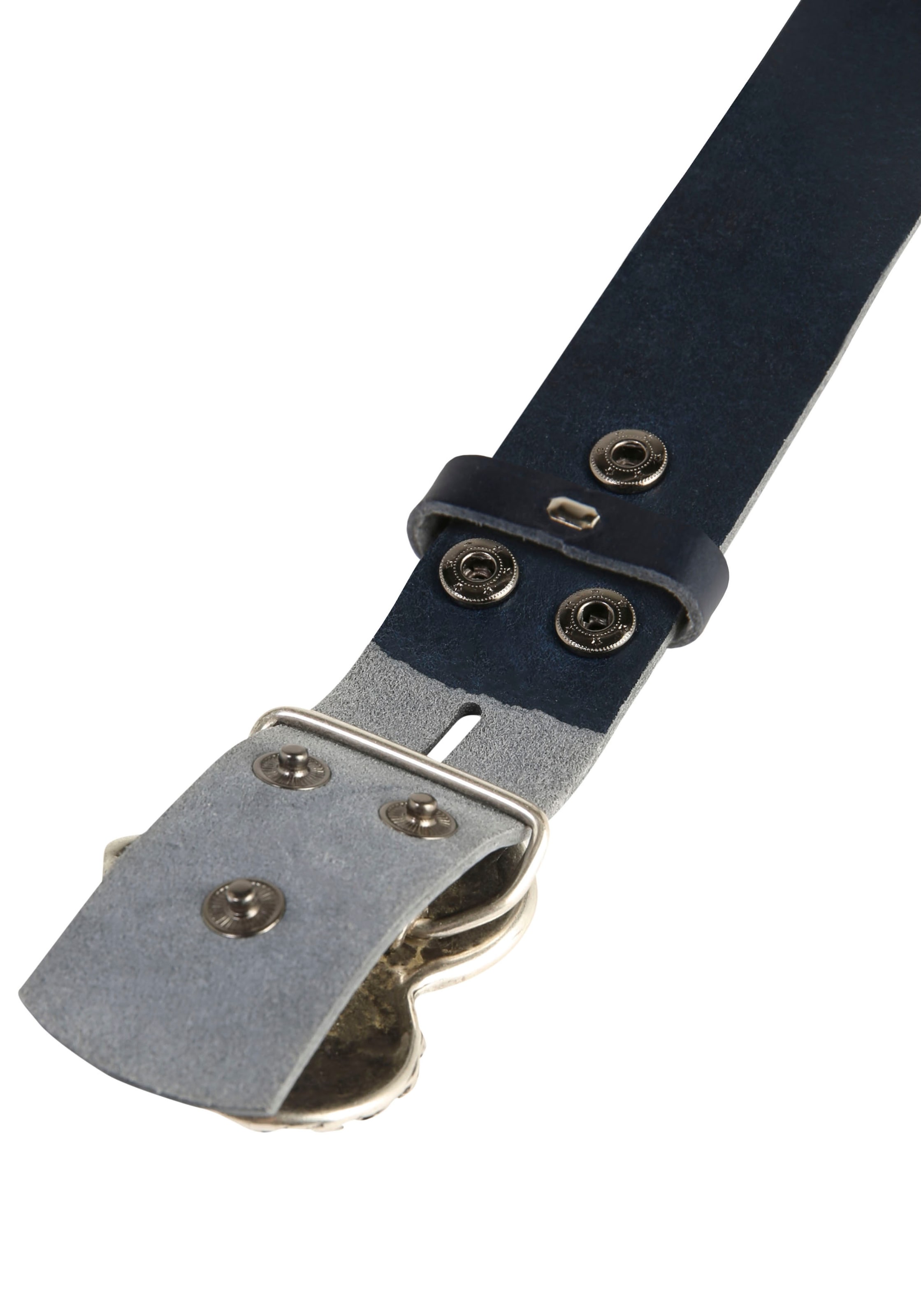 Rettungsring Gürtel Ledergürtel mit austauschbarer Schließe »Rosenherz Halb«