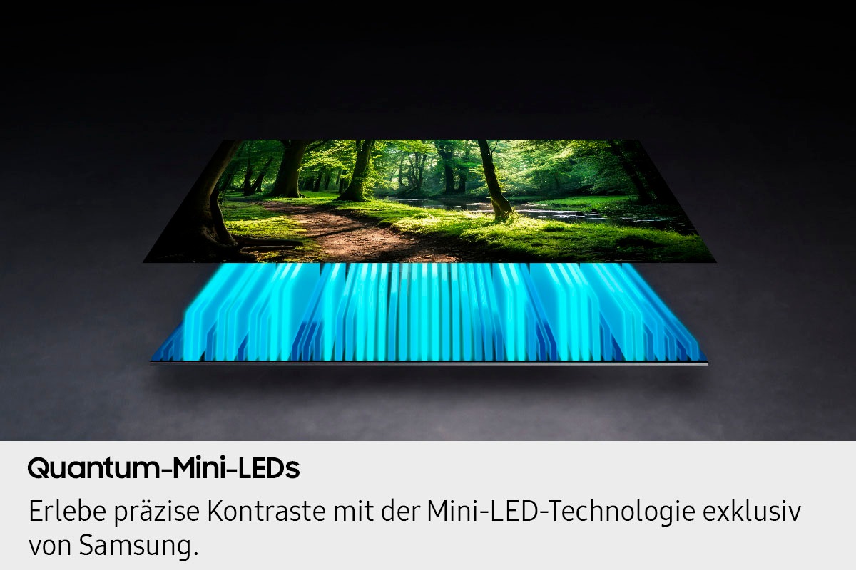 Samsung QLED-Fernseher »GQ55QN70FAU«, 4K Ultra HD, Smart-TV, Neo Quantum HDR, 4K AI Upscaling, Gaming Hub, Motion Xcelerator 144Hz