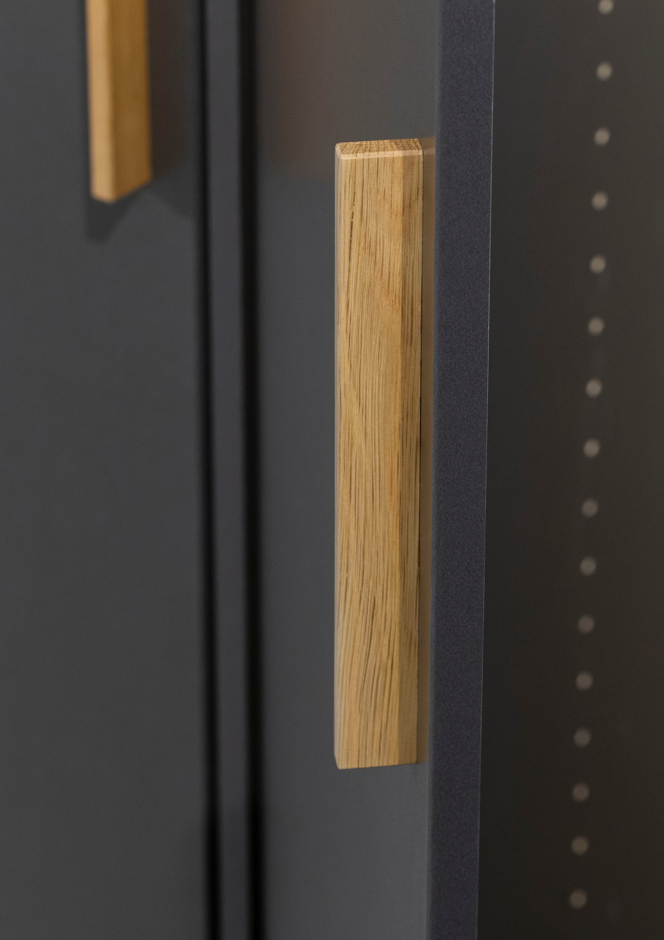 rauch Drehtürenschrank »Kleiderschrank Schrank Garderobe Wäscheschrank SHINJO«, (in 3 verschiedenen Ausstattungen BASIC/CLASSIC/PREMIUM), Griffe und Füße aus Massivholz, viel Stauraum MADE IN GERMANY
