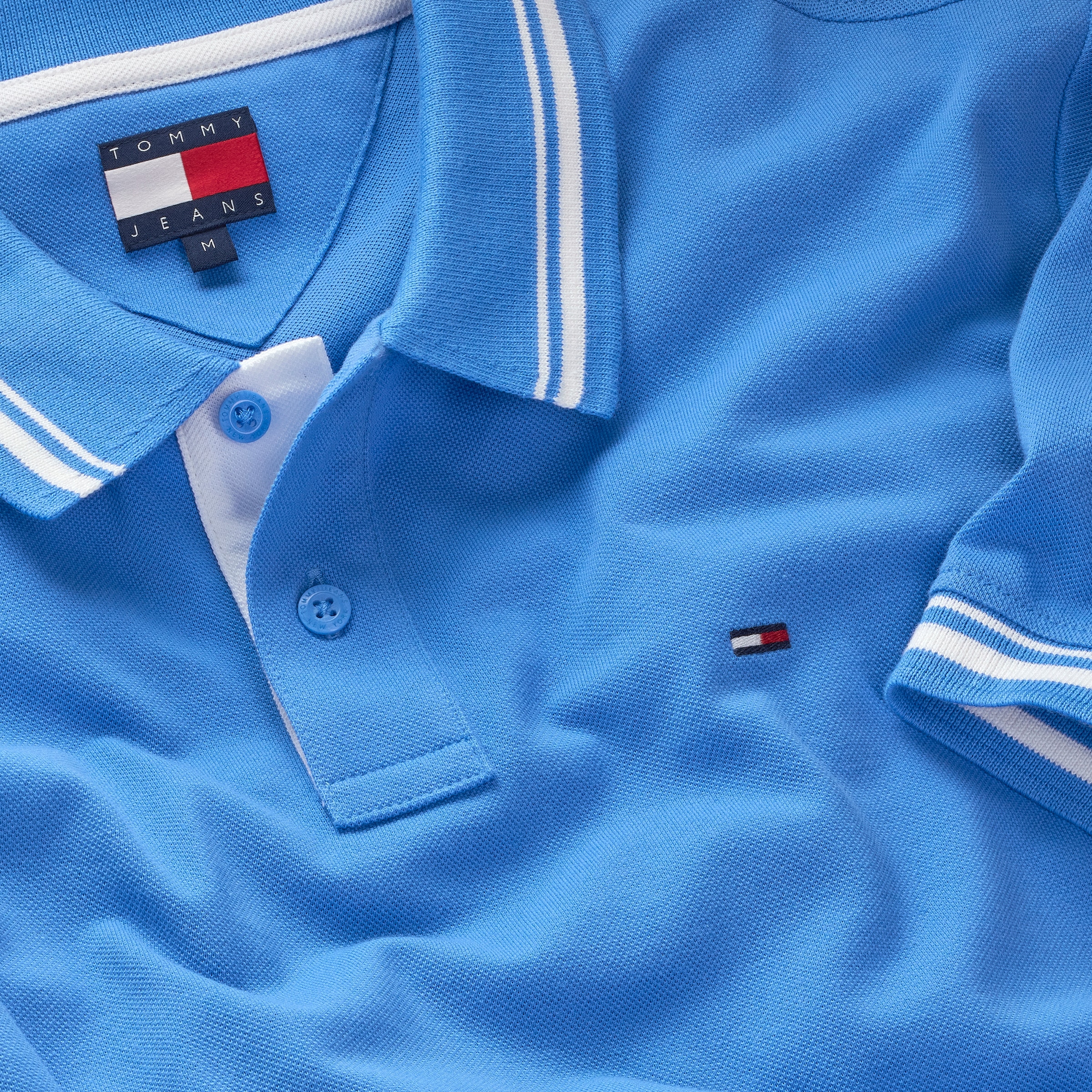 Tommy Jeans Poloshirt »TJM REG TIPPED POLO EXT«, Mit Rundhalsausschnitt
