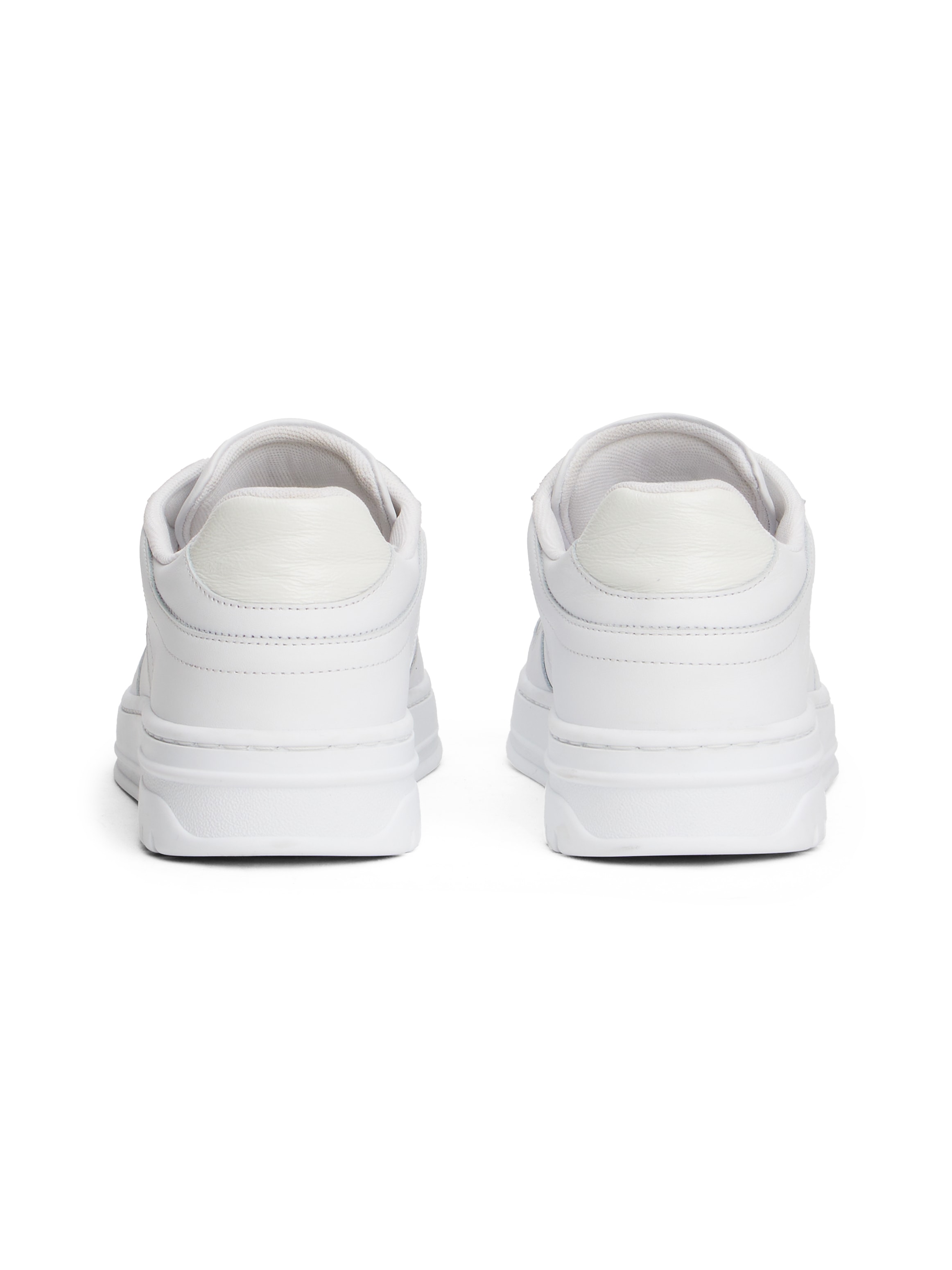 Tommy Hilfiger Plateausneaker »TH SPORTY CUPSOLE LEATHER«, Freizeitschuh, Halbschuh, Schnürschuh mit seitlichem Logo