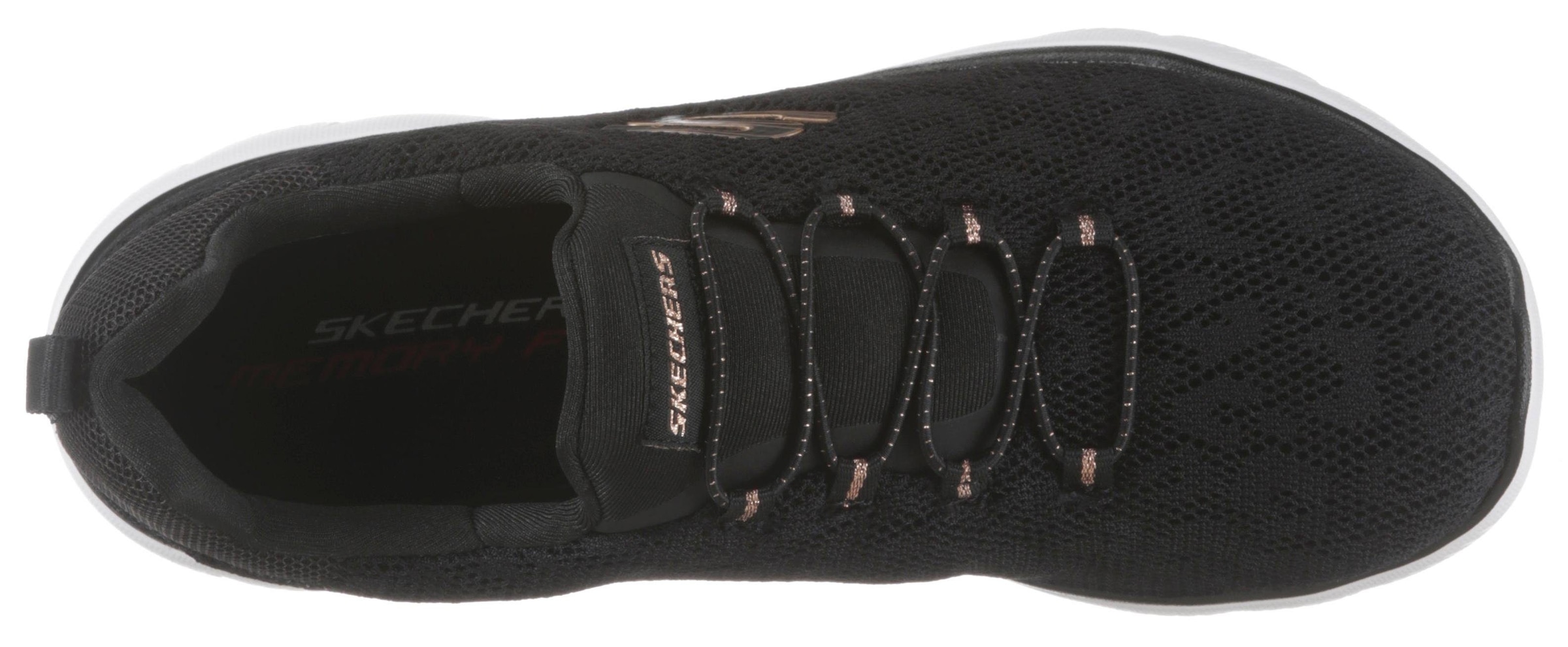 Skechers Slip-On Sneaker »Summits«, Slipper, Freizeitschuh, Komfortschuh mit Memory Foam