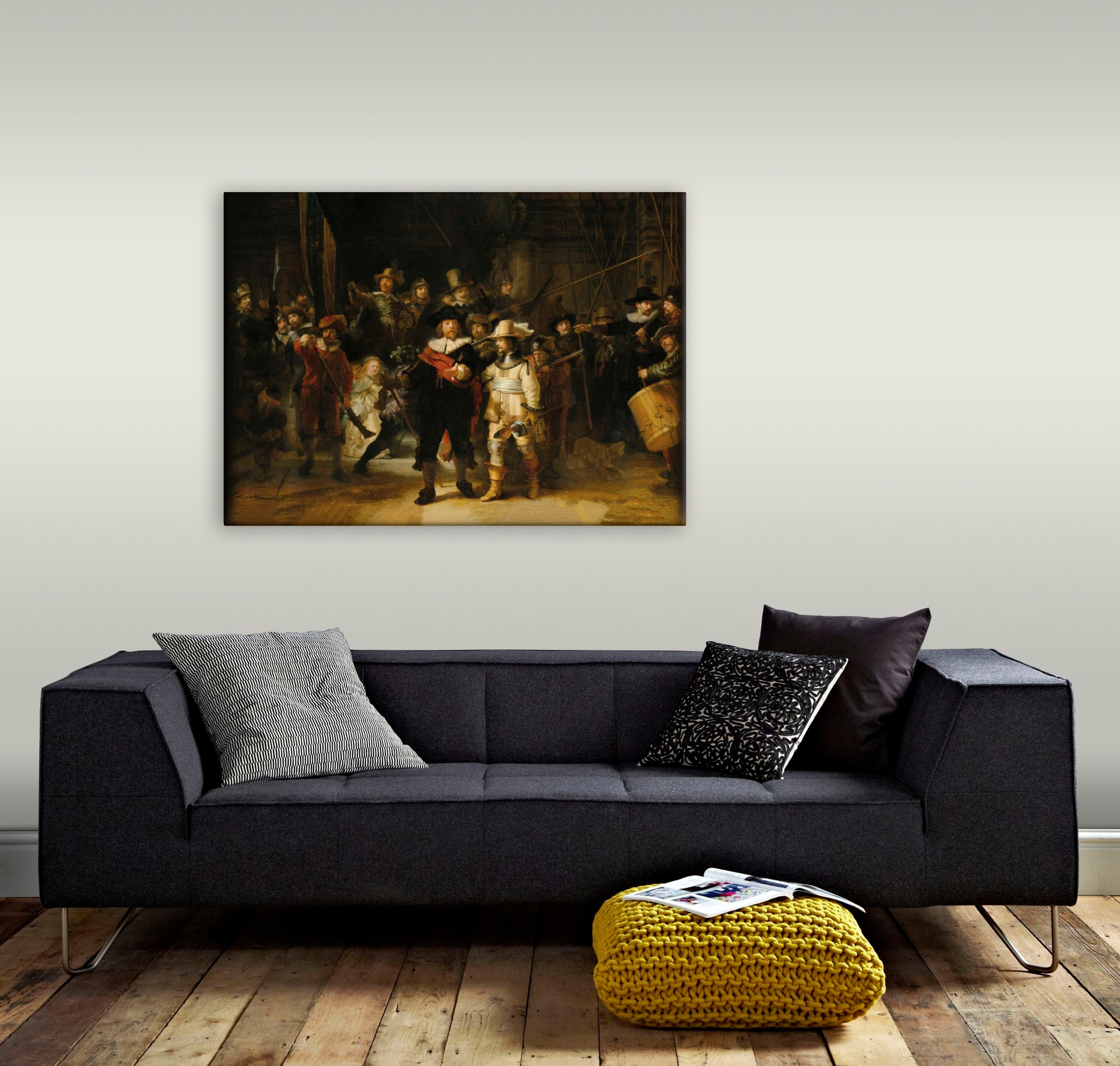 Art for the home Leinwandbild "Die Nachtwacht" Art die Nachtwache Rembrandt günstig online kaufen