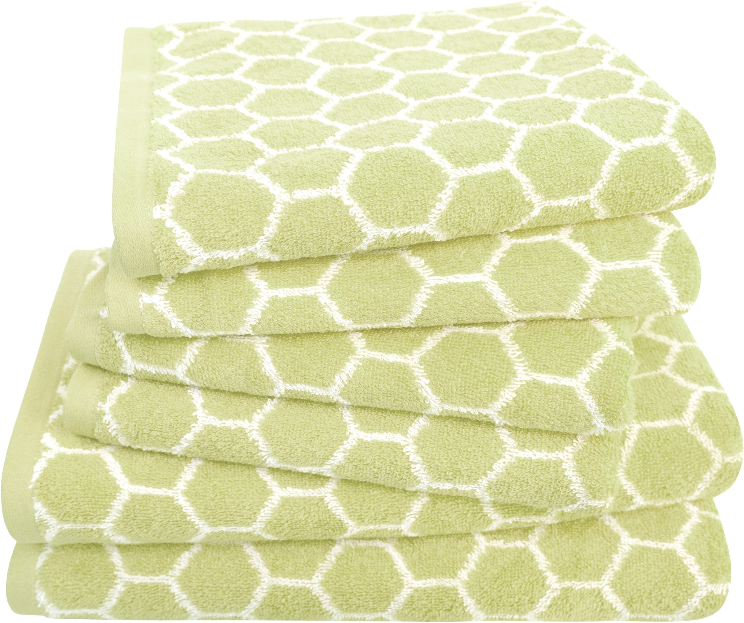 Dyckhoff Handtuch Set »Pure Natural Honey« Set 6 Frottier BIO Baumwolle, GOTS