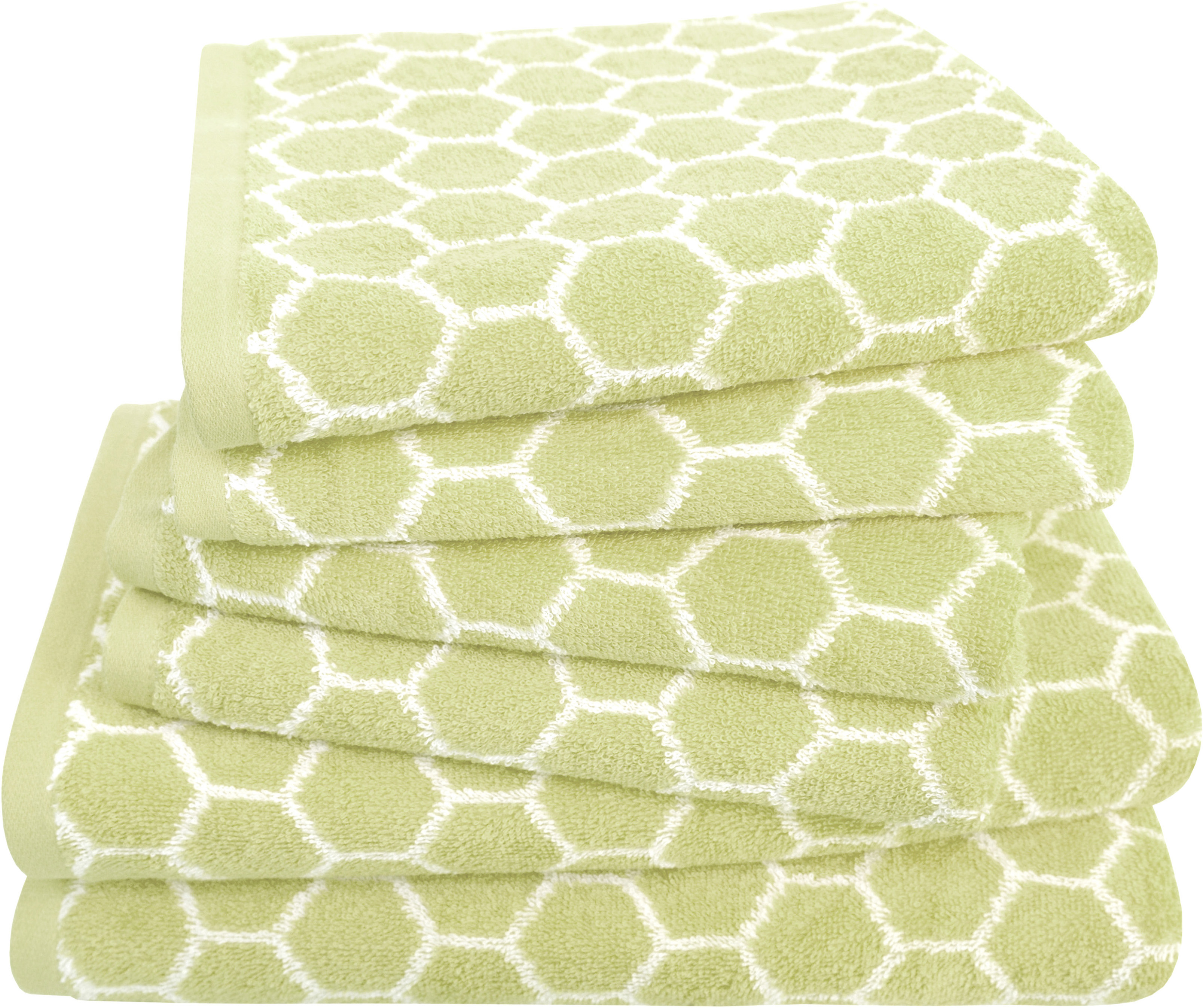 Dyckhoff Handtuch Set "Pure Natural Honey" Set 6 Frottier BIO Baumwolle, GOTS