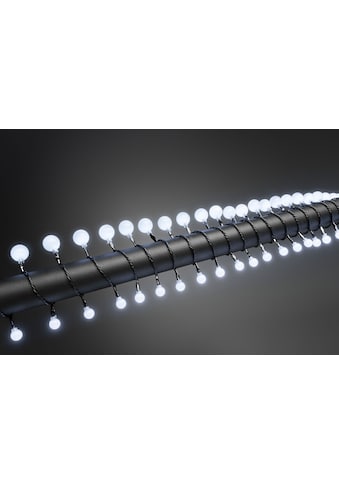 LED-Lichterkette, 80 St.-flammig, LED Globelichterkette, kleine & große runde Dioden,...