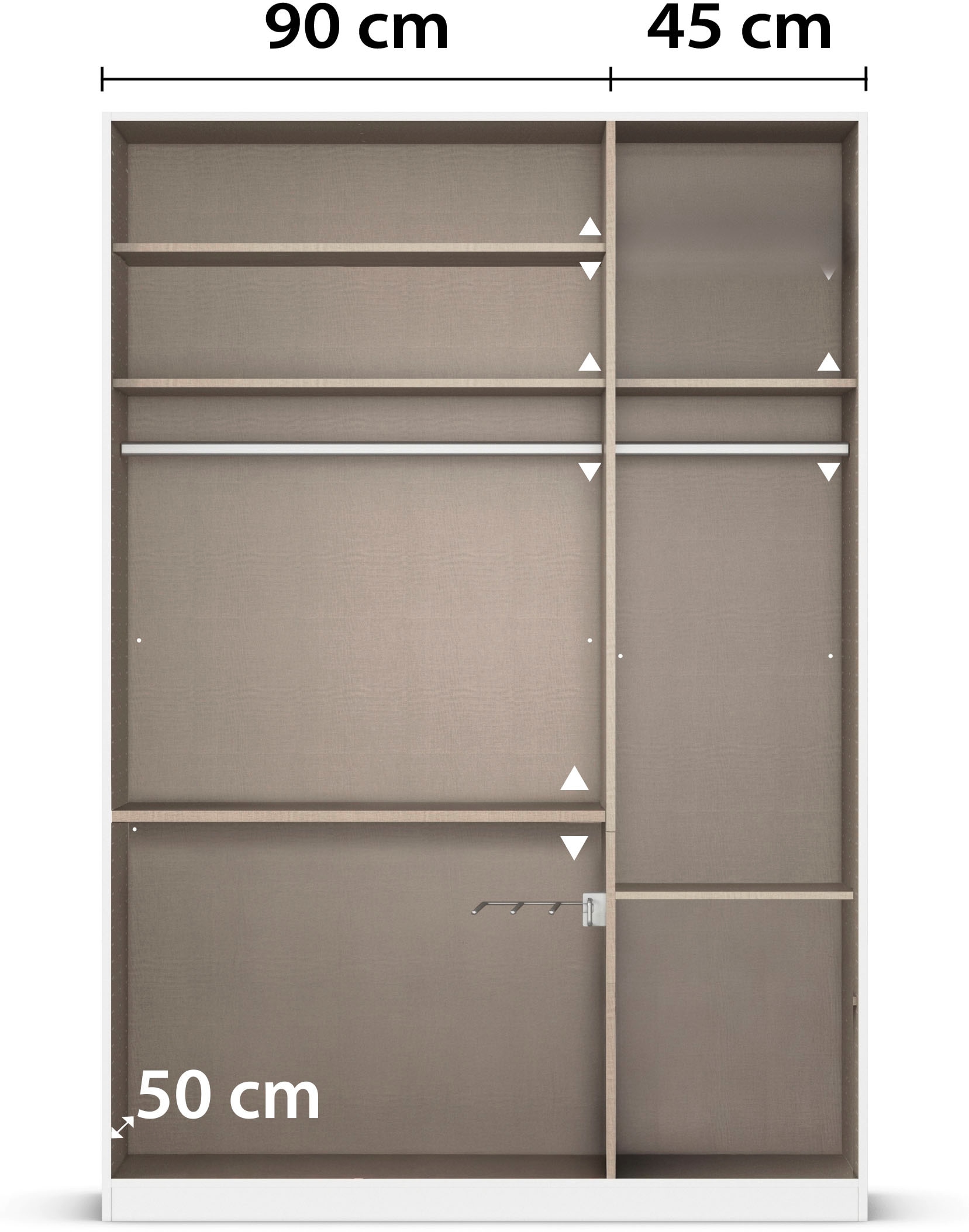 rauch Jugendzimmer-Set »Marlene«, (Set, 4 tlg., in 3 verschiedenen Ausstattungen BASIC/CLASSIC/PREMIUM), erhältlich in verschiedenen Bett- und Schrank-Breiten MADE IN GERMANY