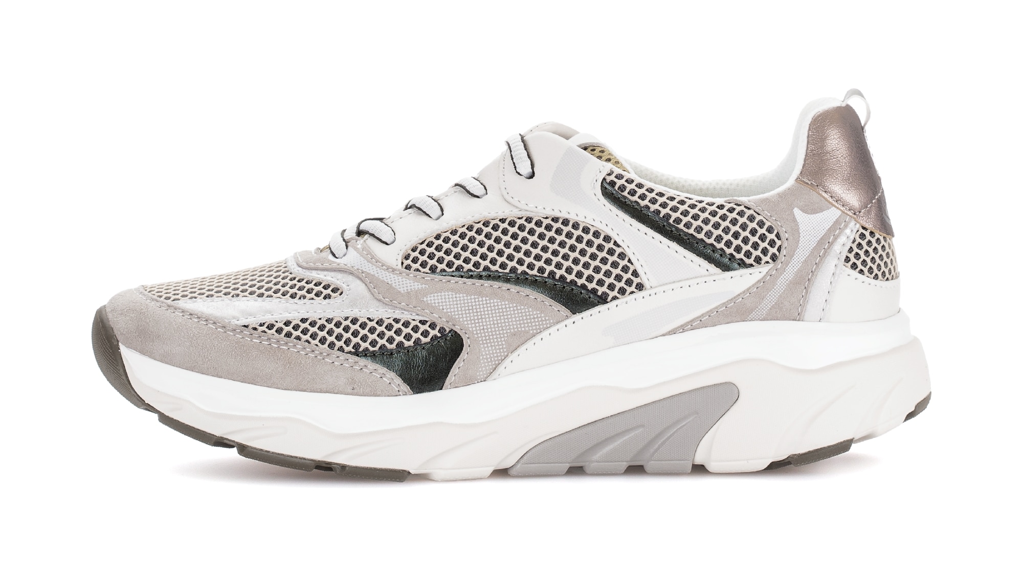 rollingsoft Keilsneaker  , Freizeitschuh, Halbschuh, Schnürschuh mit rollingsoft-Laufsohle