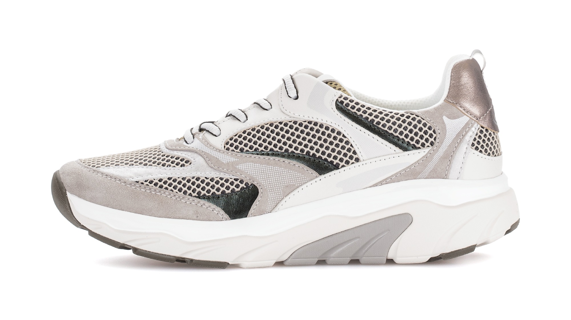 Thumbnail - Gabor Rollingsoft Keilsneaker, Freizeitschuh, Halbschuh, Schnürschuh mit rollingsoft-Laufsohle