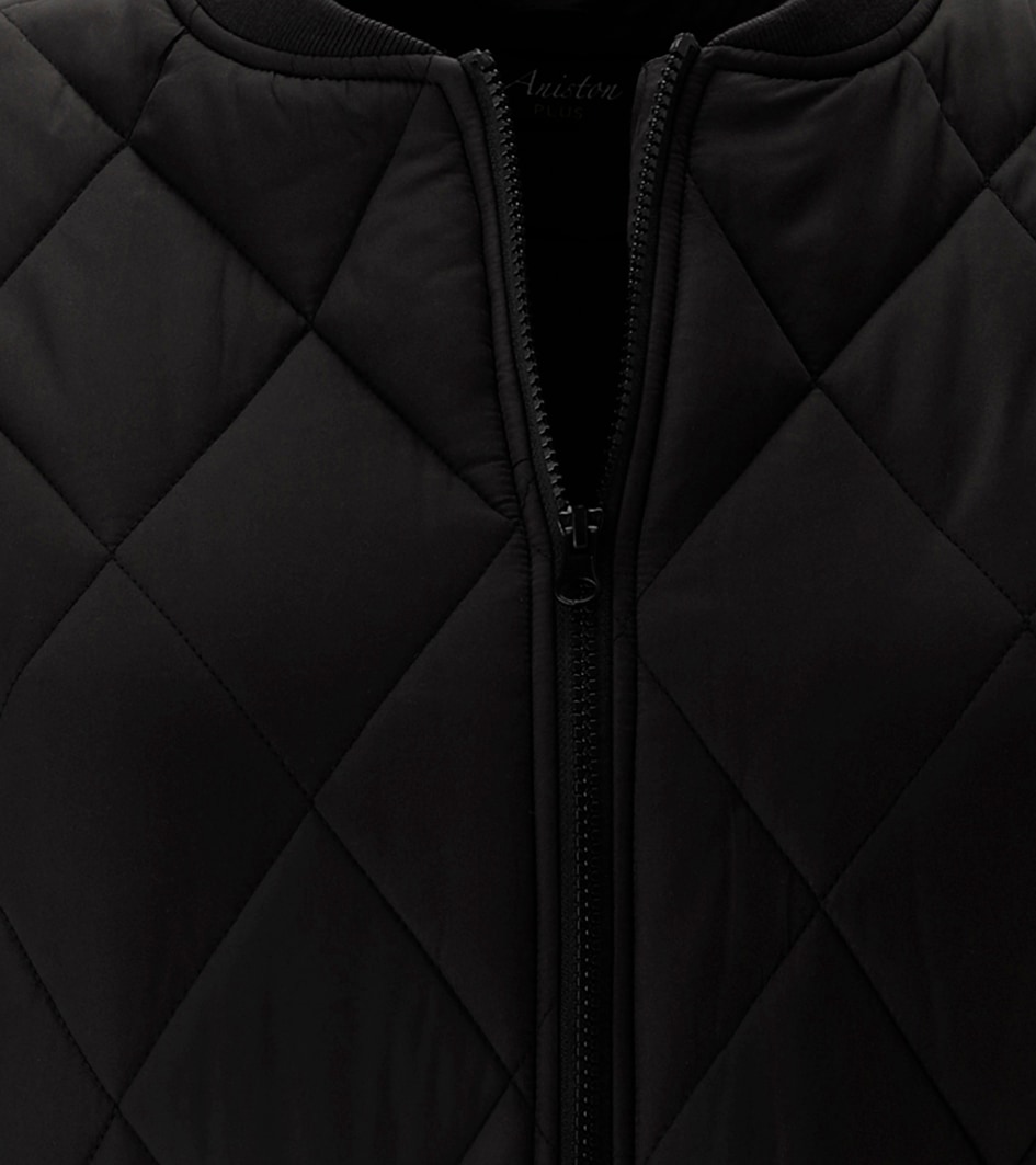 Aniston PLUS Steppjacke ohne Kapuze perfekt für den Übergang - NEUE KOLLEKTION