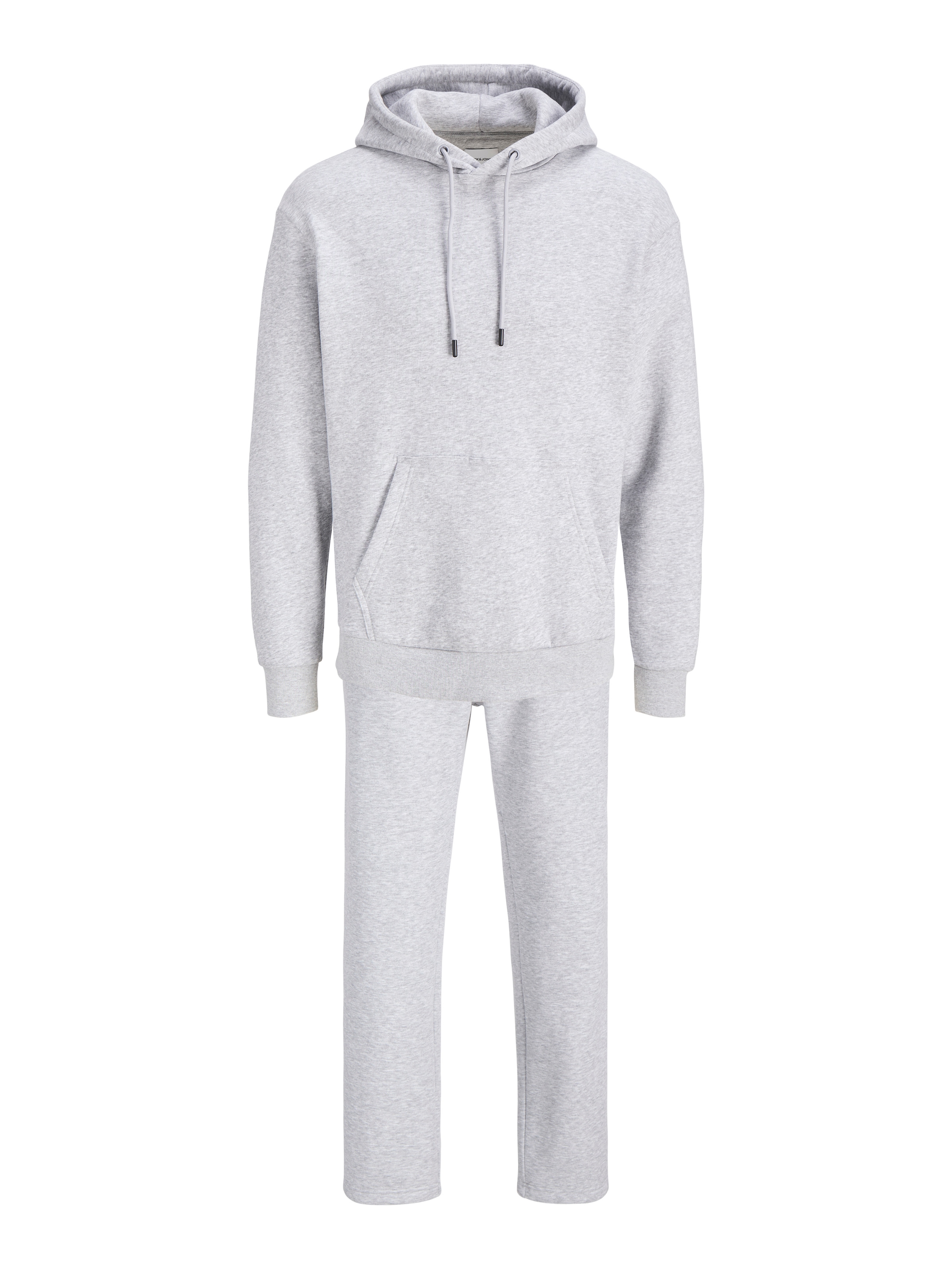 Jack & Jones Kapuzensweatshirt »JJEBRADLEY SWEAT HOOD UNC SET PK MP«, 2 mit Sweathose, Materialmix, locker geschnitten
