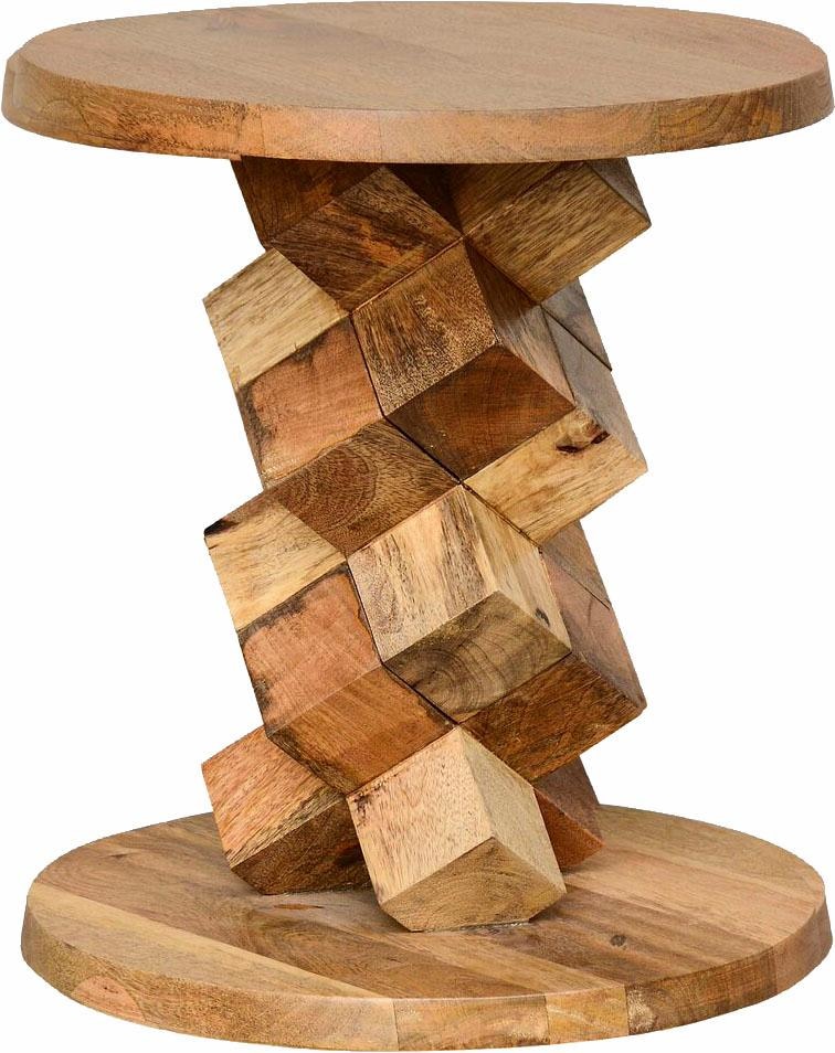 Beistelltisch OTTO HOME "Battle", braun, B:40cm H:45cm T:40cm, Tische, Beistelltisch