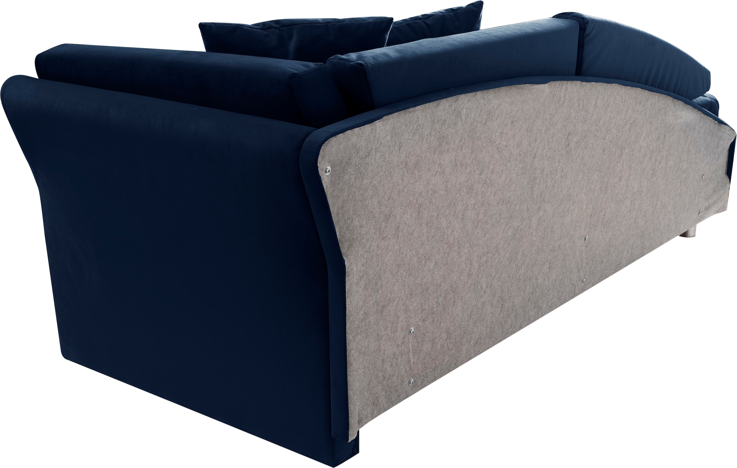 alina Schlafsofa »Lindsay«, Bettkasten, Zierkissen-Set aus: 2 Stk. 40x40cm, 1 Stk. 30x30cm