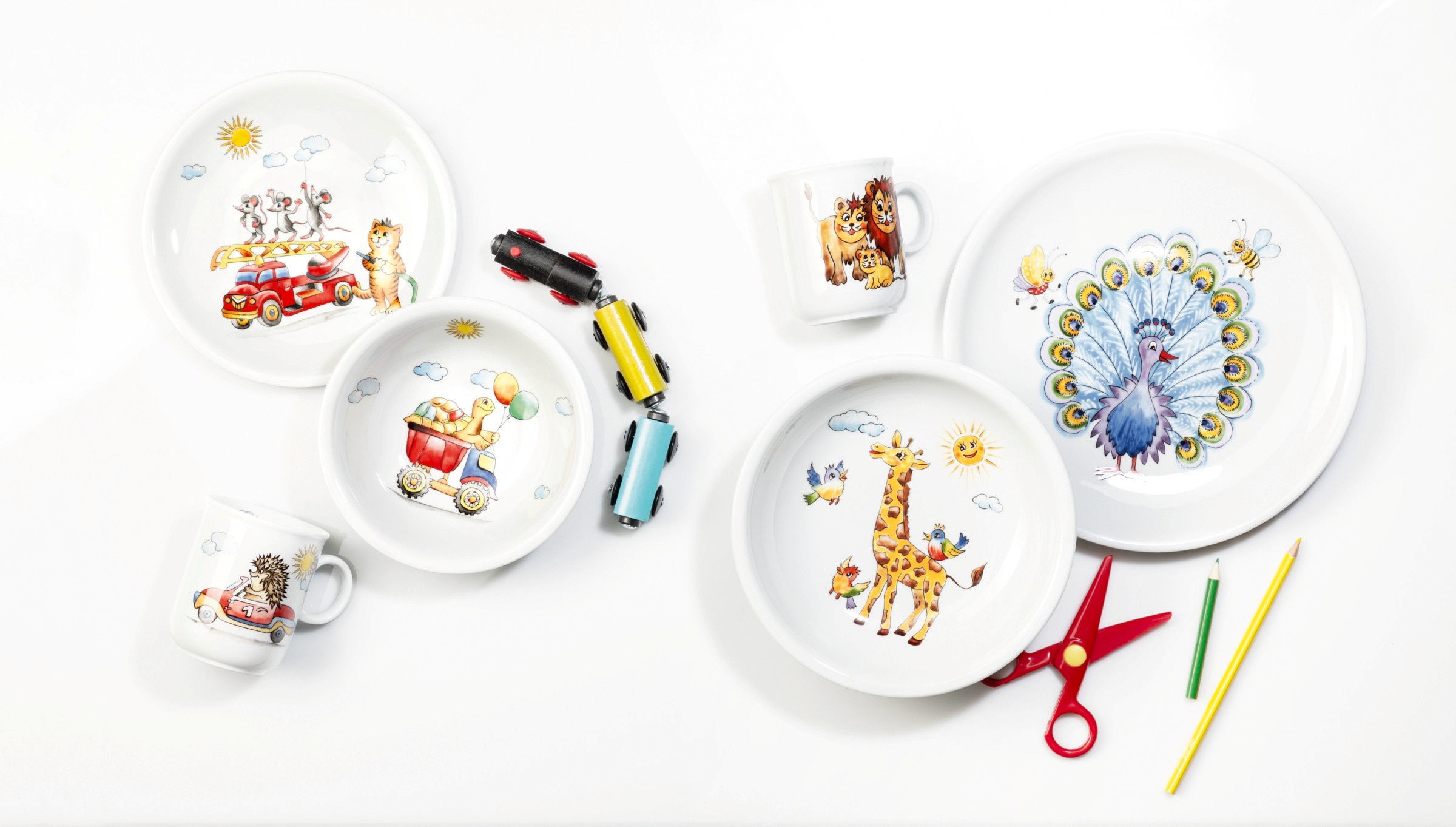 Thumbnail - Seltmann Weiden Becher "Compact, Bunte Tierwelt" Becher mit Henkel 0,25 l