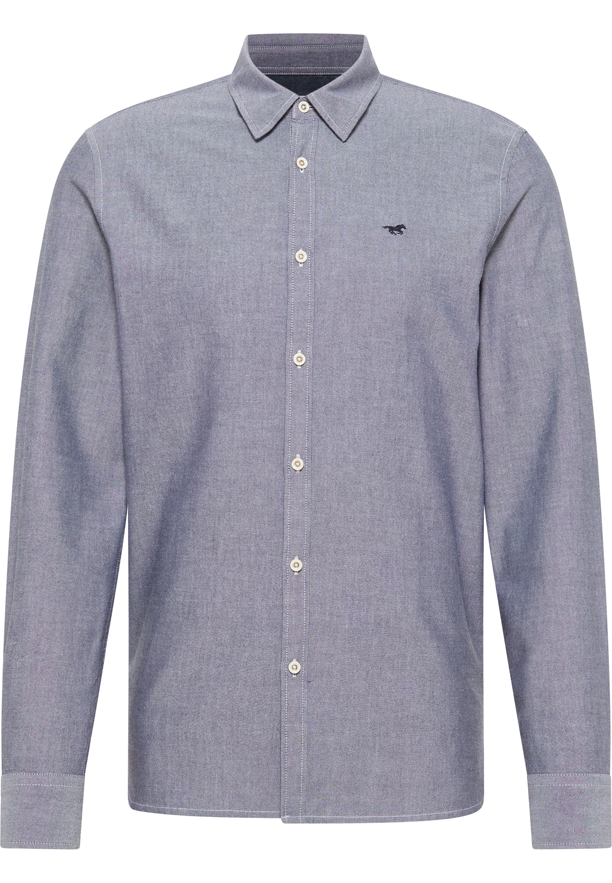 MUSTANG Langarmhemd "Herren Style Edinburg" günstig online kaufen