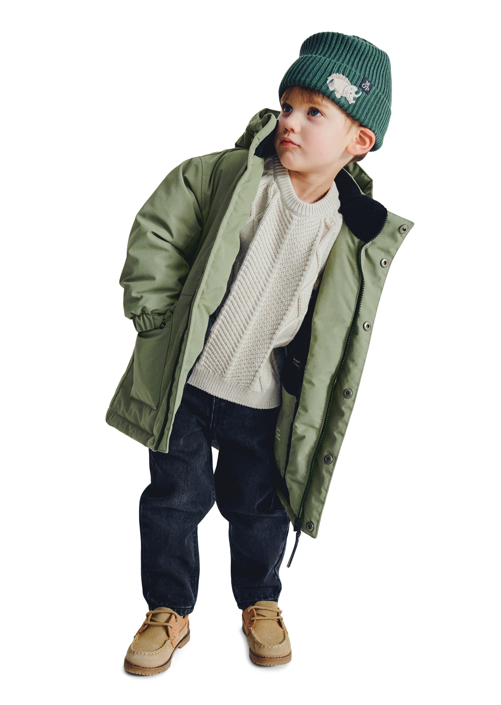 Marc O'Polo Outdoorjacke »mit Wattierung von Unifi REPREVE®« mit Kapuze
