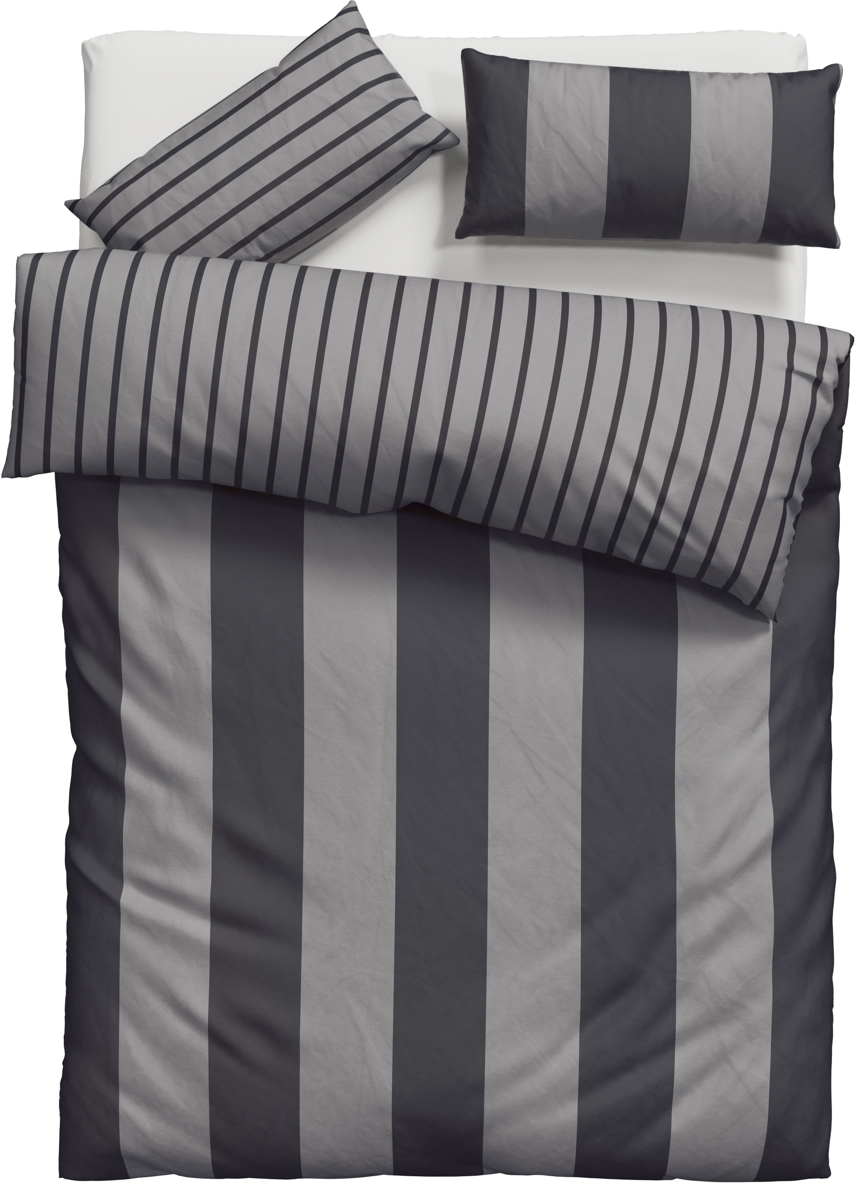 Home affaire Bettwäsche »Sari« 2 Stk. tlg. in verschiedenen Qualitäten, maritime Bettwäsche mit Streifen