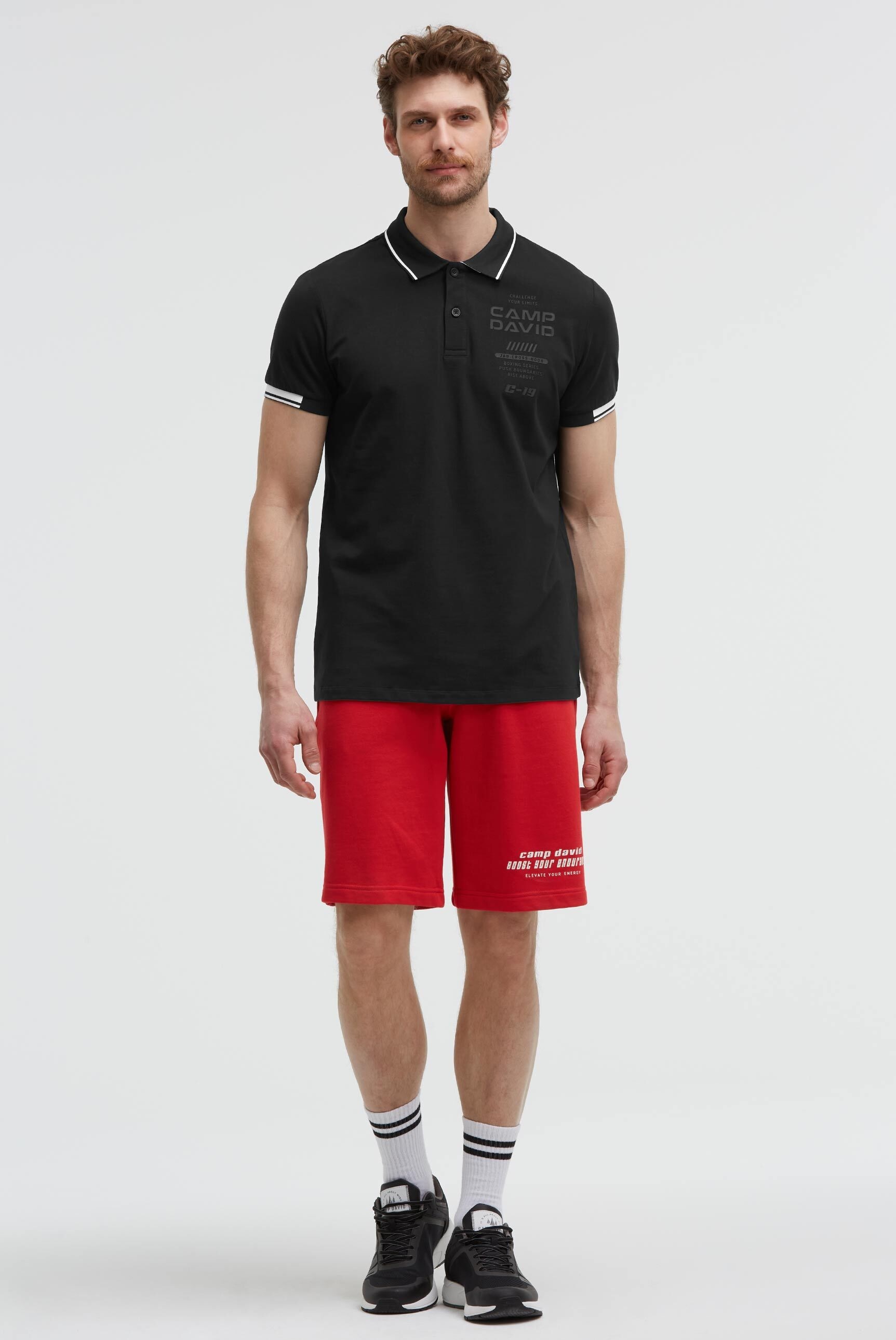 CAMP DAVID Poloshirt aus Baumwolle