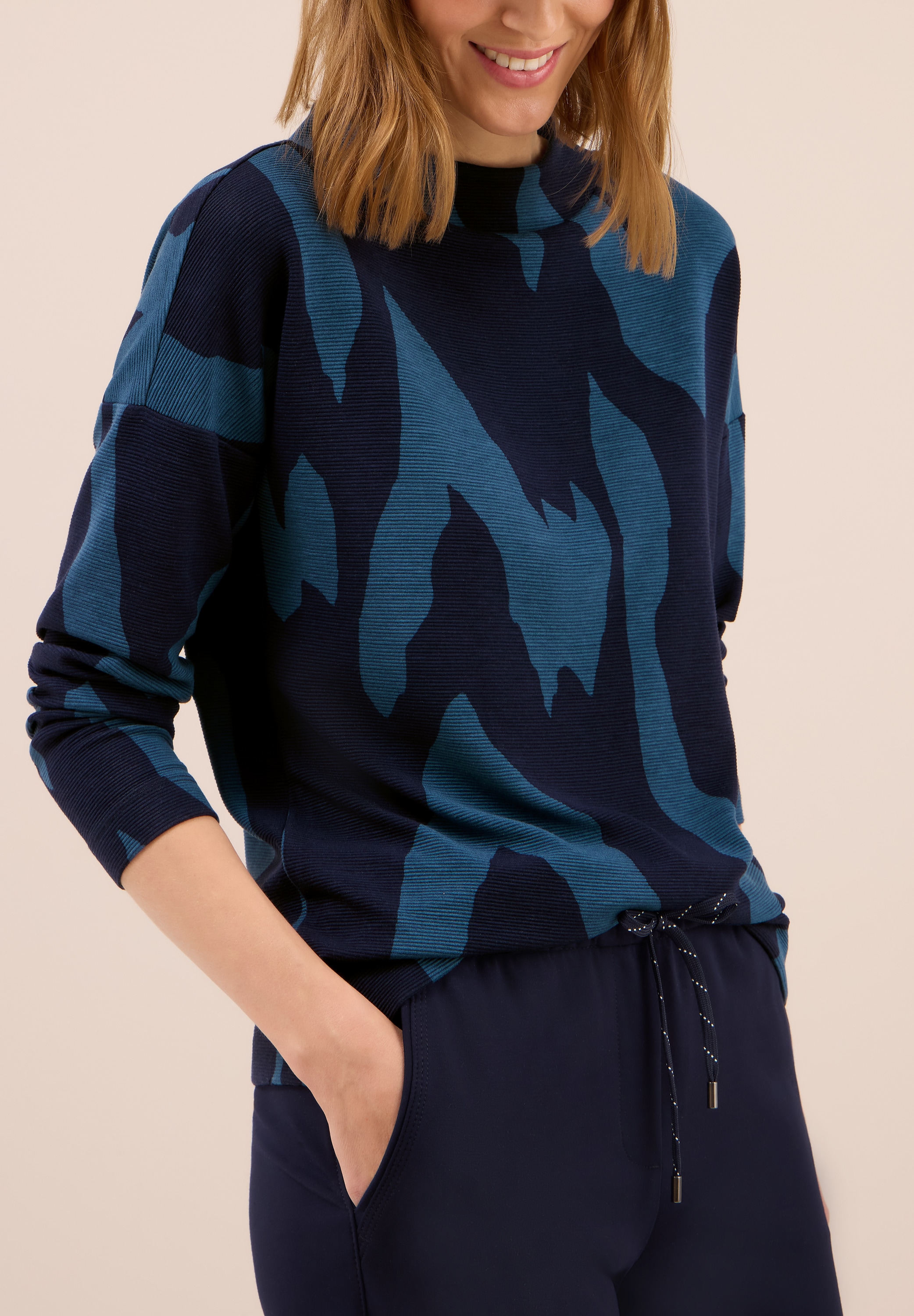 Cecil Sweatshirt, mit All-Over Print