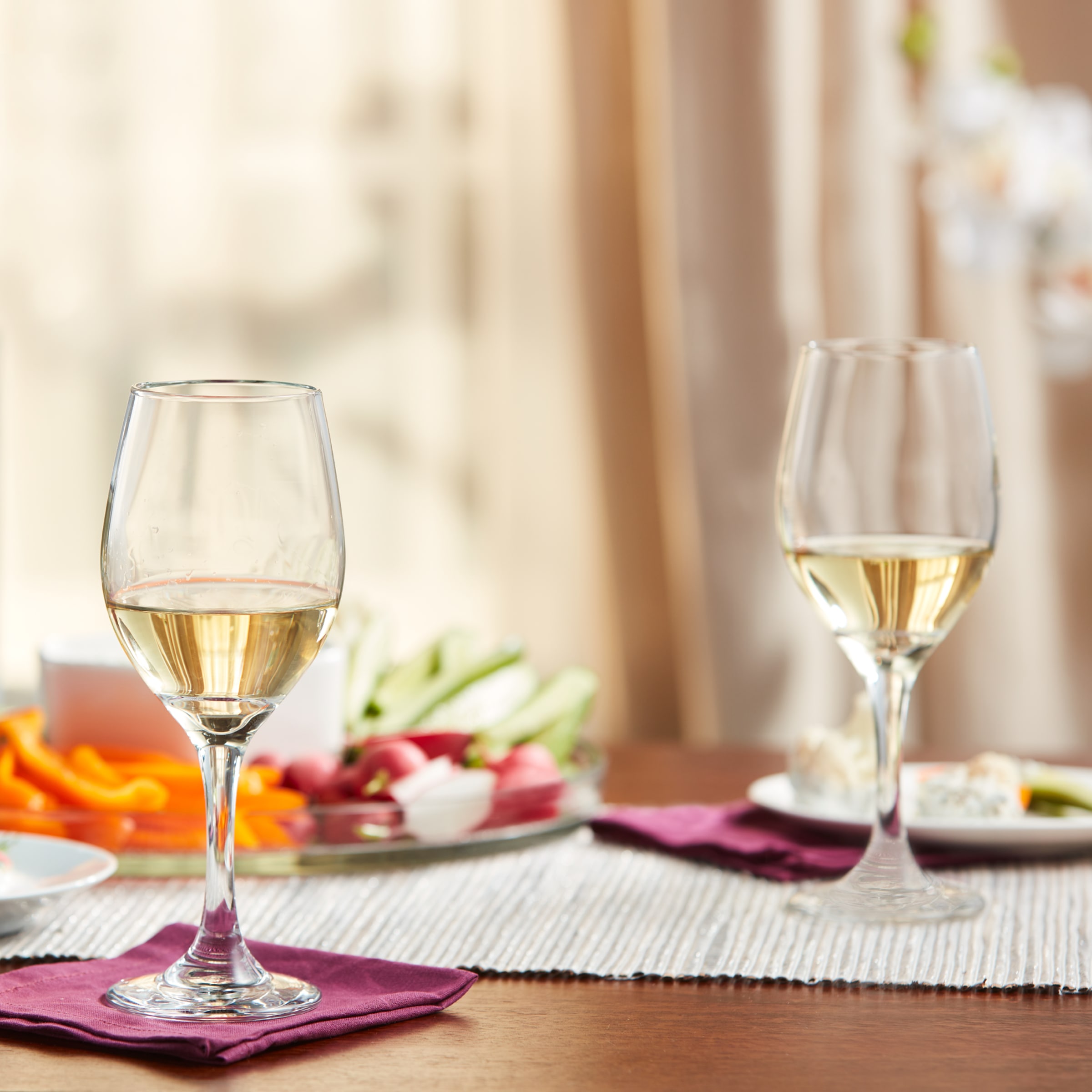 LIBBEY Gläser-Set »Weinglas -PERCEPTION-, 325 ml, Ø 8 cm, H: 20 cm, 12er Set«, (Set, 12 tlg.), hochwertig verarbeitet, im modernen Design