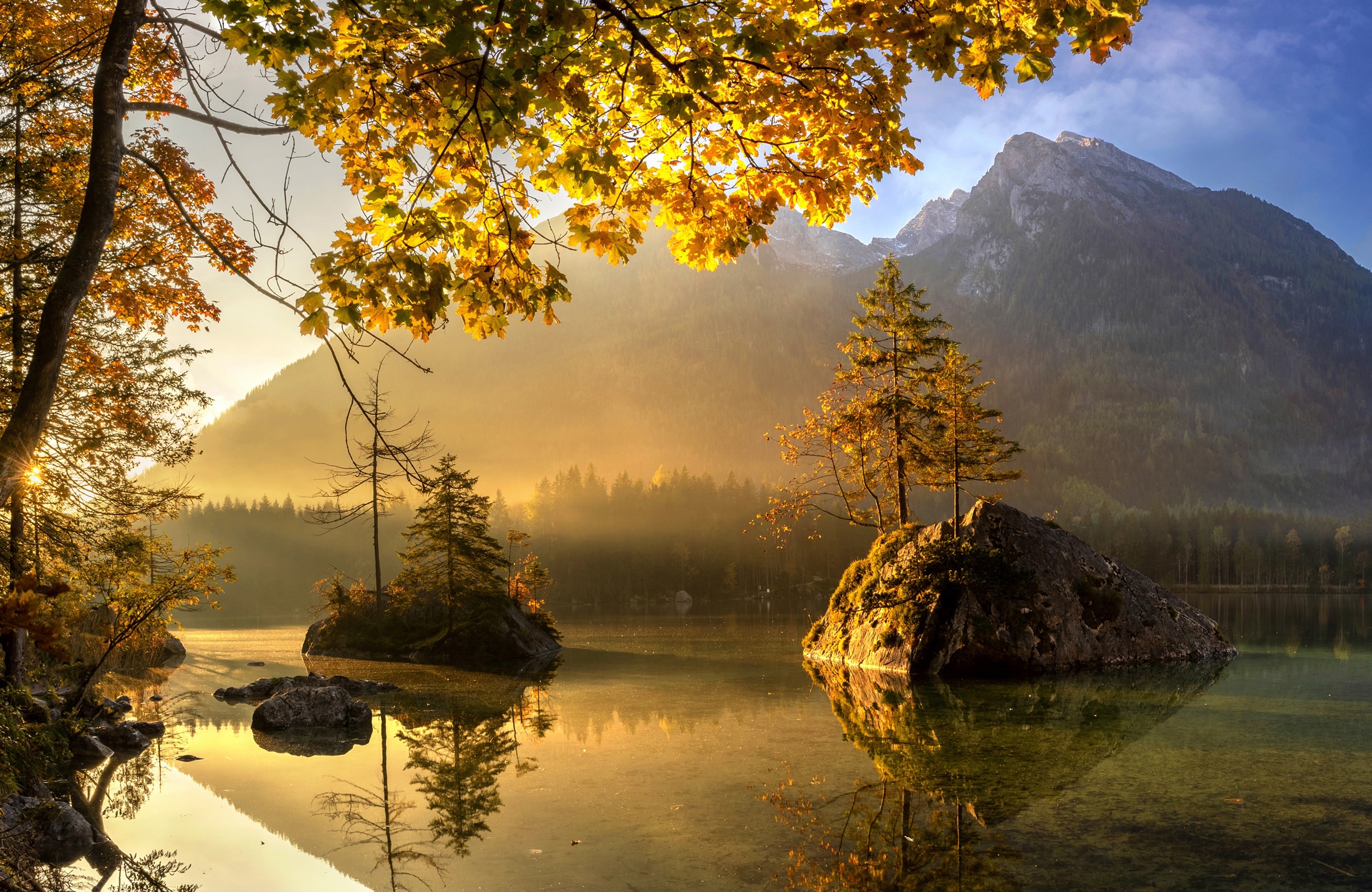 Papermoon Fototapete "Photo-Art KELLER, SEEHINTERSEE" günstig online kaufen