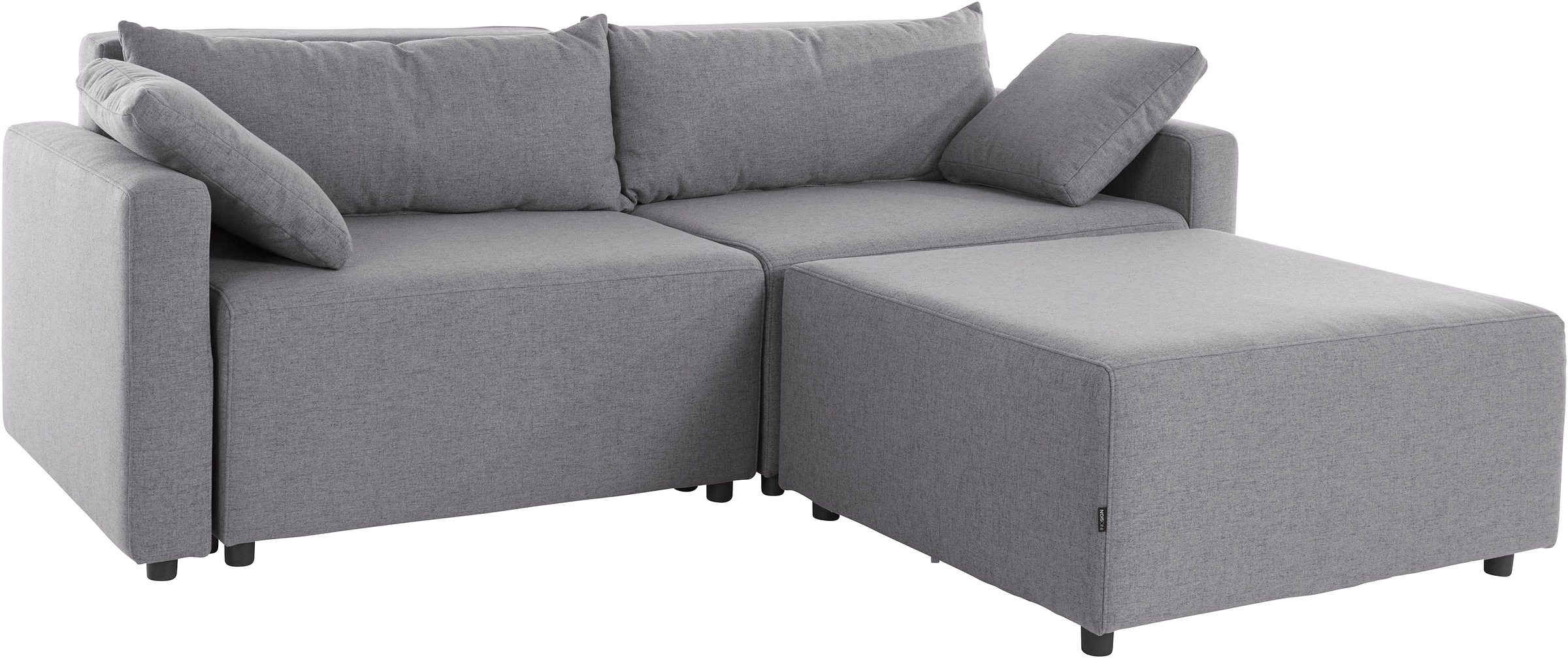Home affaire Ecksofa "Marva 3tlg. L-Form" beide Armlehnelemente ausziehbar günstig online kaufen