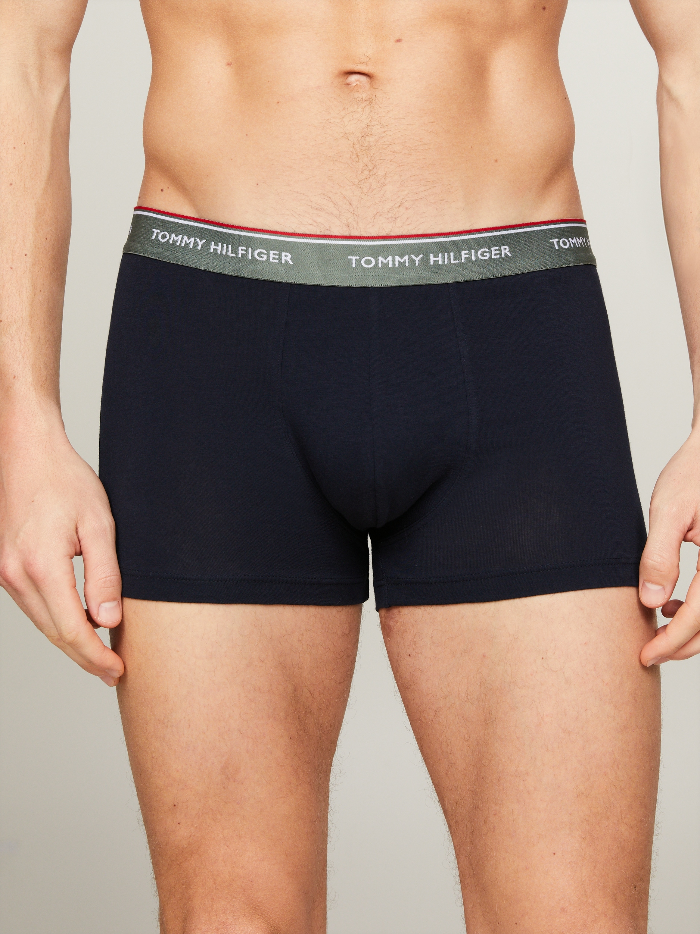 Tommy Hilfiger Underwear Trunk »3P WB TRUNK«, (Packung, 3 St., 3er-Pack), mit Logo-Elastikbund