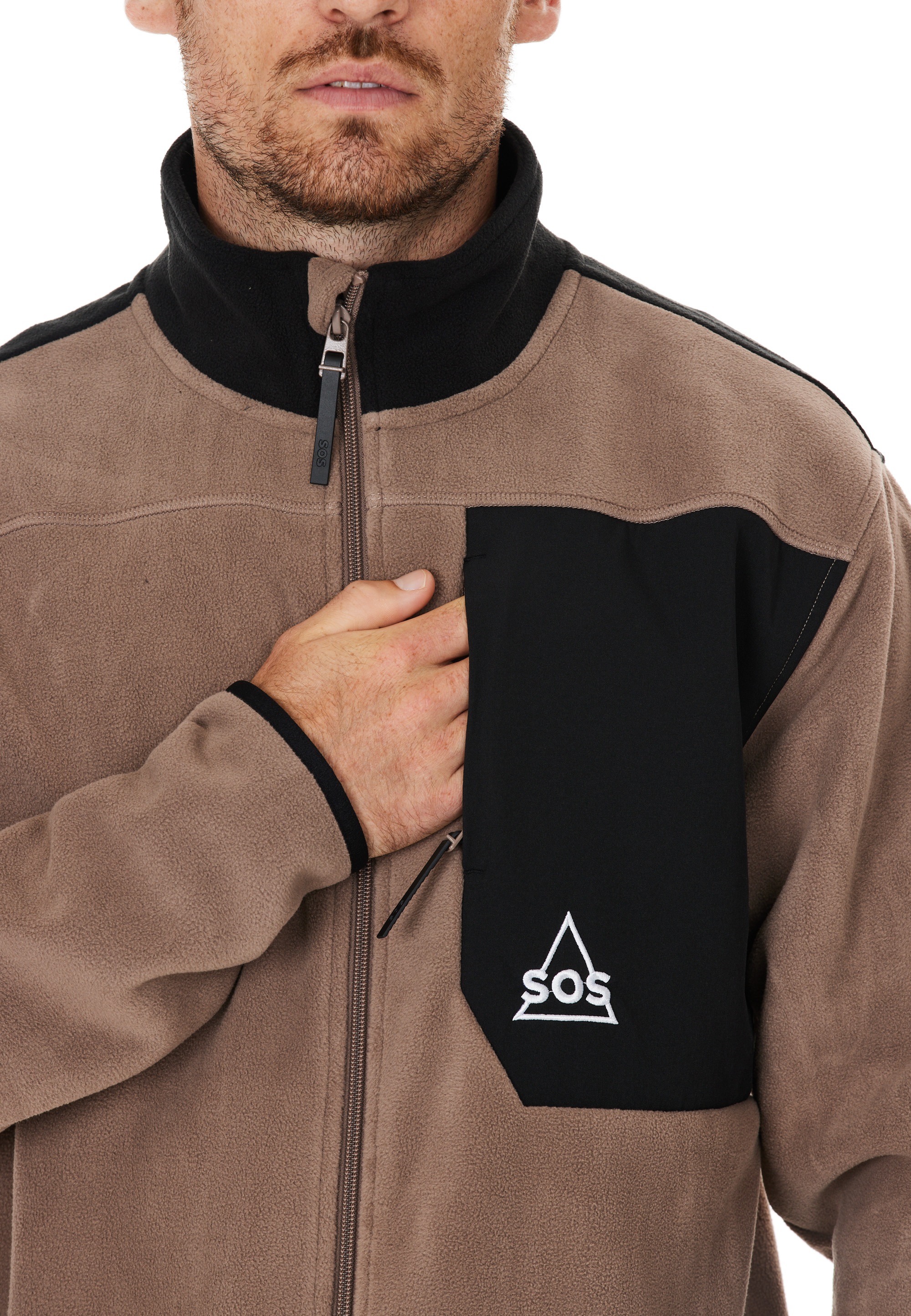 SOS Fleecejacke »Garmisch«, mit recyceltem Polyester