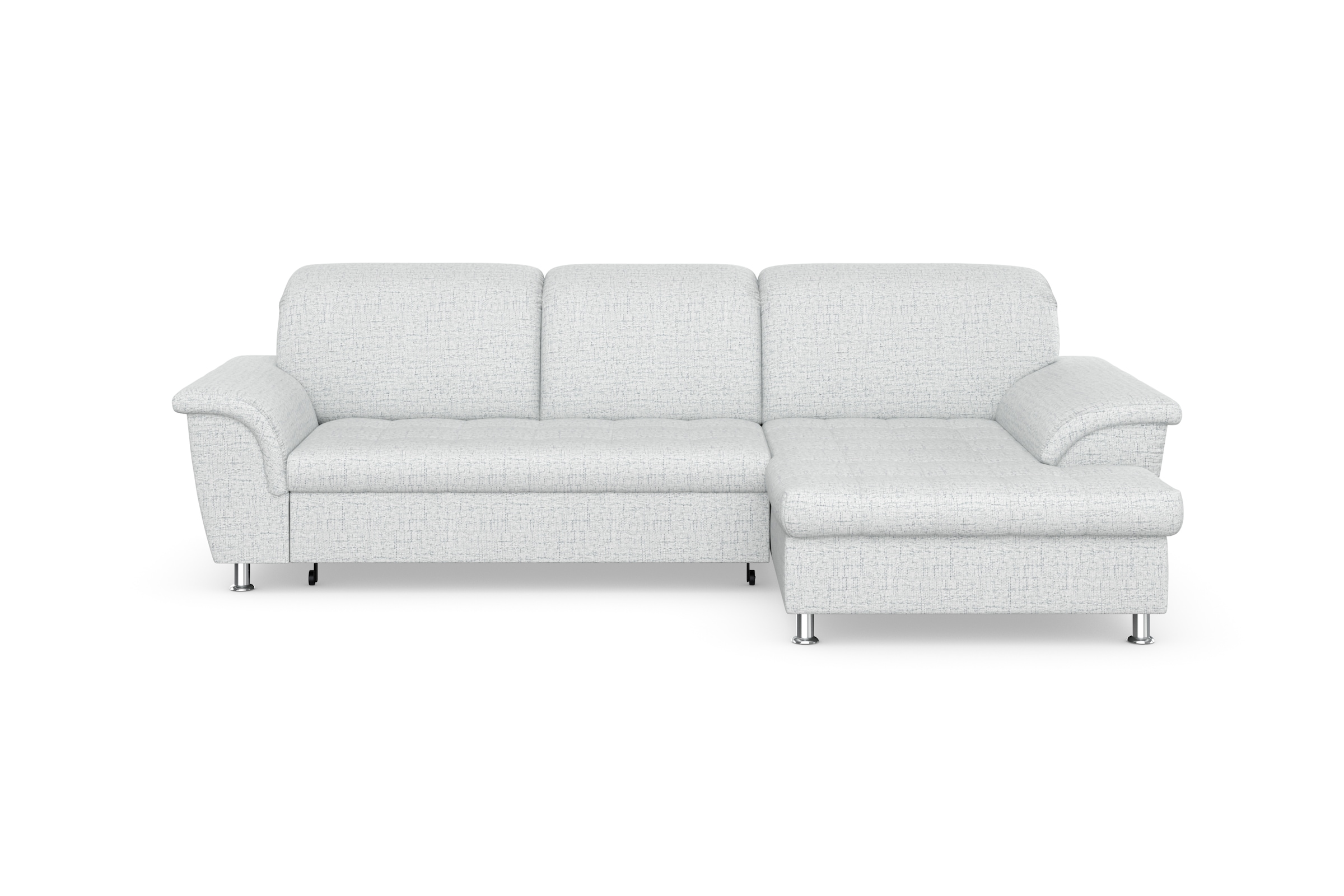 DOMO collection Ecksofa Franzi, wahlweise mit Bettfunktion, Bettkasten und Kopfteilverstellung