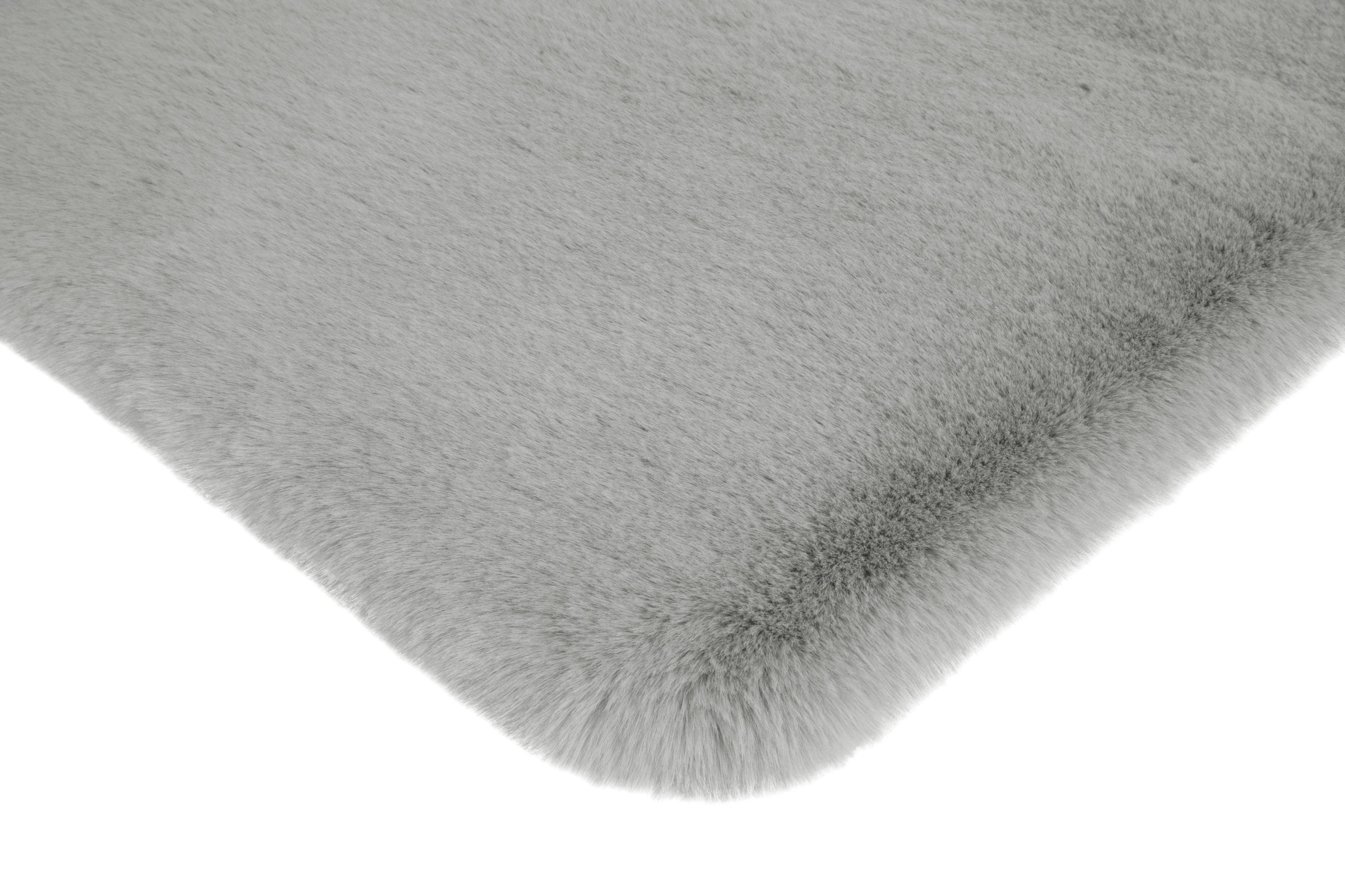 my home Badematte »Rabbit Badematten, Badvorleger, Badezimmer Teppich«, rutschhemmend beschichtet, strapazierfähig-fußbodenheizungsgeeignet-schnell trocknend, Kaninchenfell-Haptik, Badteppich, rechteckig, rund & als 3-tlg. Set
