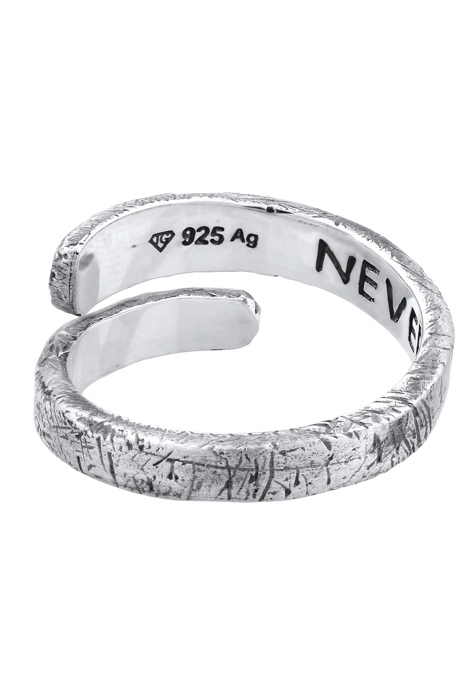 HAZE & GLORY Silberring »Ring Wickeldesign 925 Sterling Silber - Never Give Up Ring«