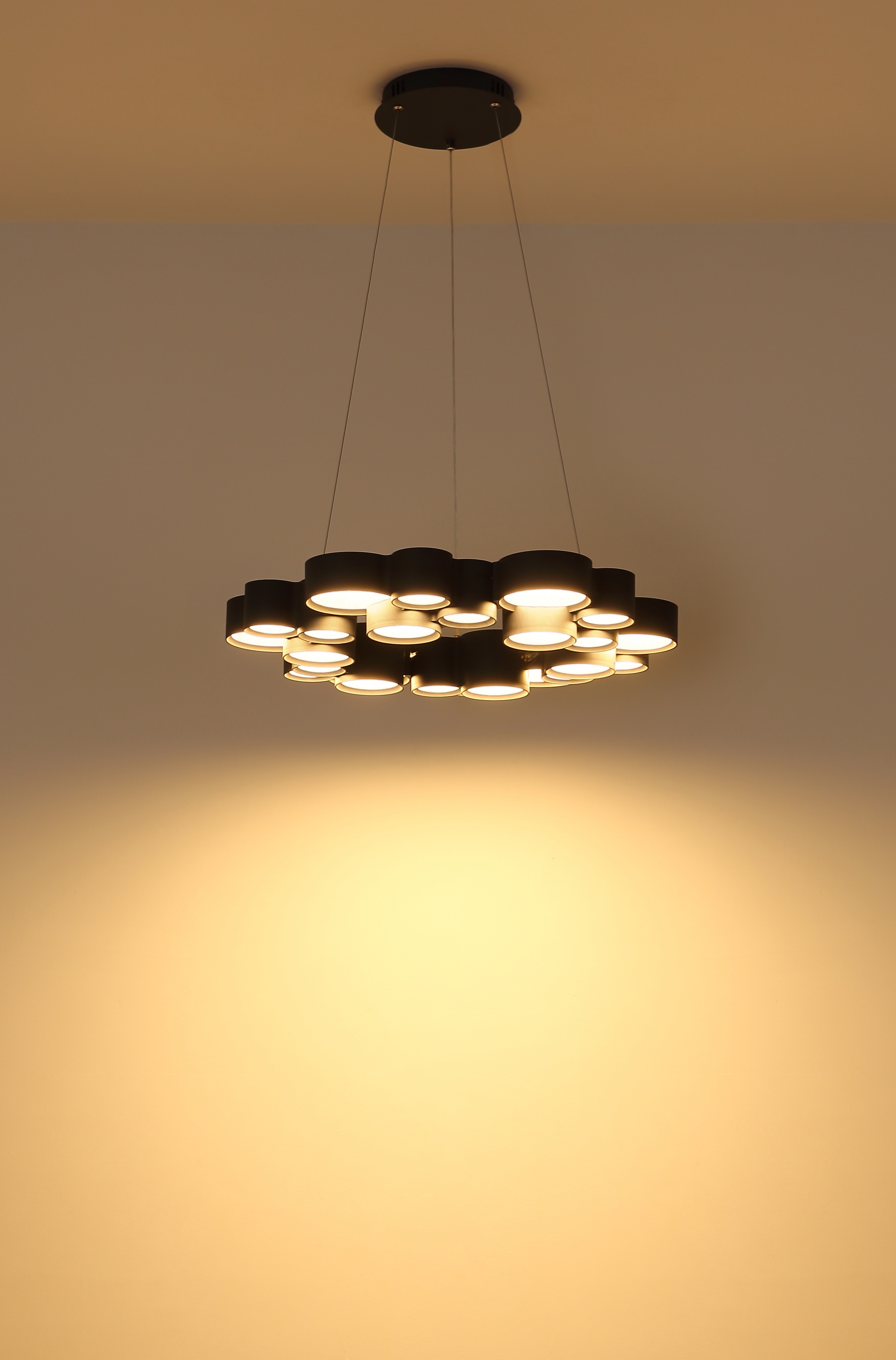 GLOBO LIGHTING Hängeleuchte »DARLA« LED-Modul 1 Stk. Warmweiß Hängeleuchte mit Kristallen, modern, hell & dekorativ