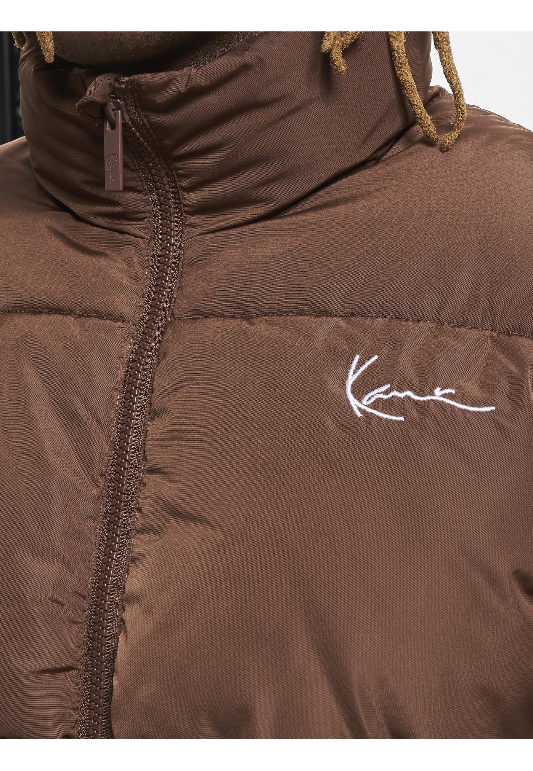 Karl Kani Winterjacke »Karl Kani Unisex KM233-052-2 KK Chest Signature Puffer Jacket« 1 Stk. tlg. ohne Kapuze