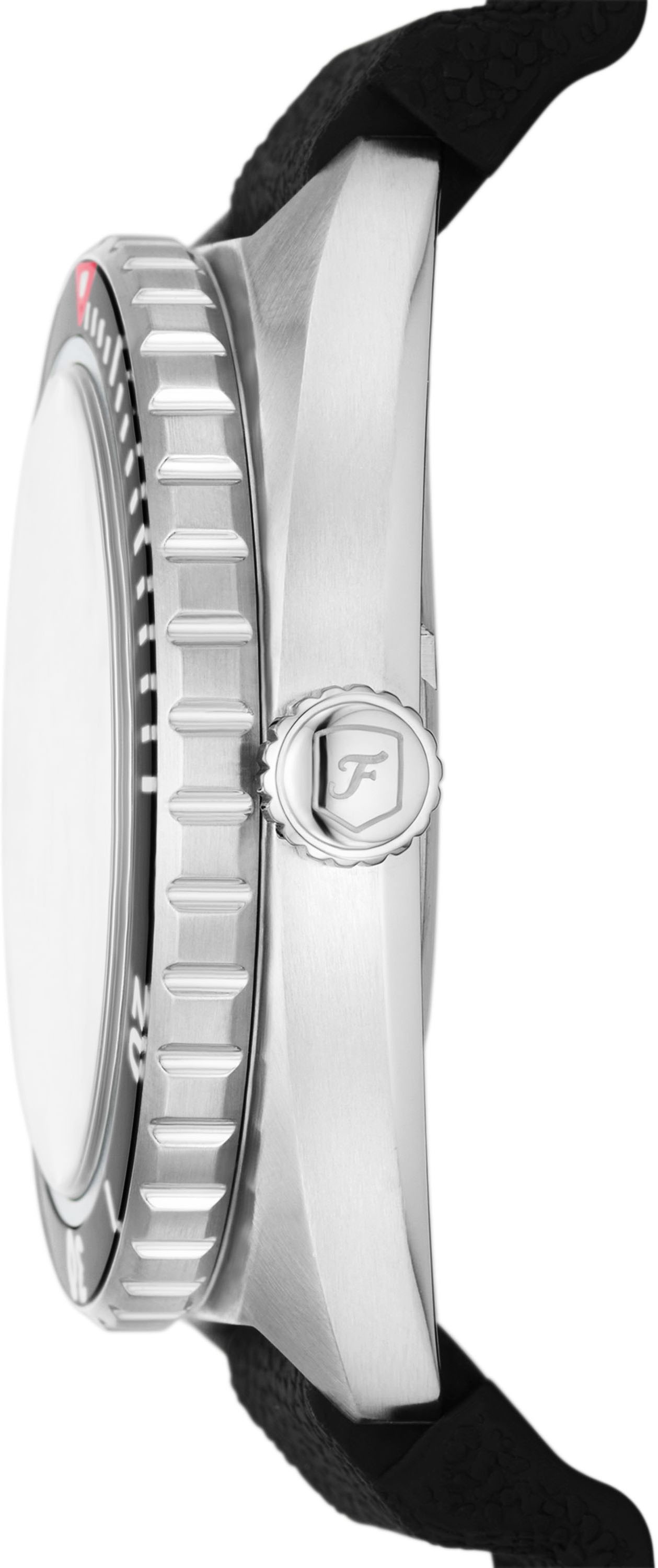 Fossil Quarzuhr »BREAKER«, Armbanduhr, Herrenuhr, Damenuhr, Datum, Silikonarmband