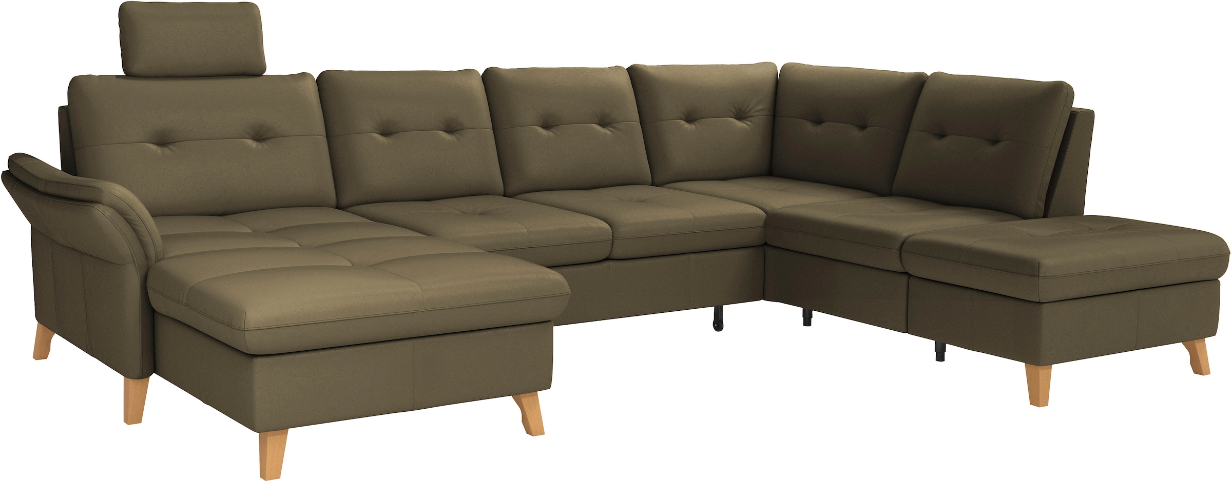 sit&more Wohnlandschaft »Göteborg«, inkl. Sitztiefenverstellung, wahlweise mit Bettfunktion & Bettkasten