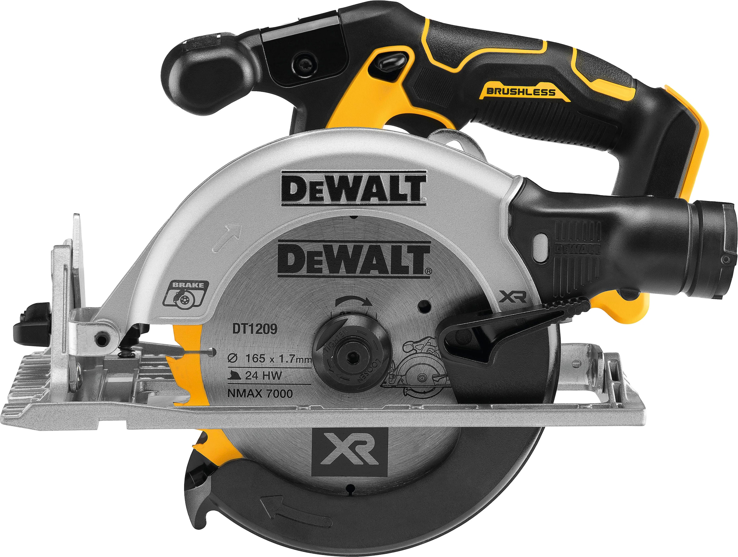 DeWalt Akku-Handkreissäge »DCS565NT-XJ«, (ohne auf Netzteil) & Rechnung AKKU BAUR Basisversion 