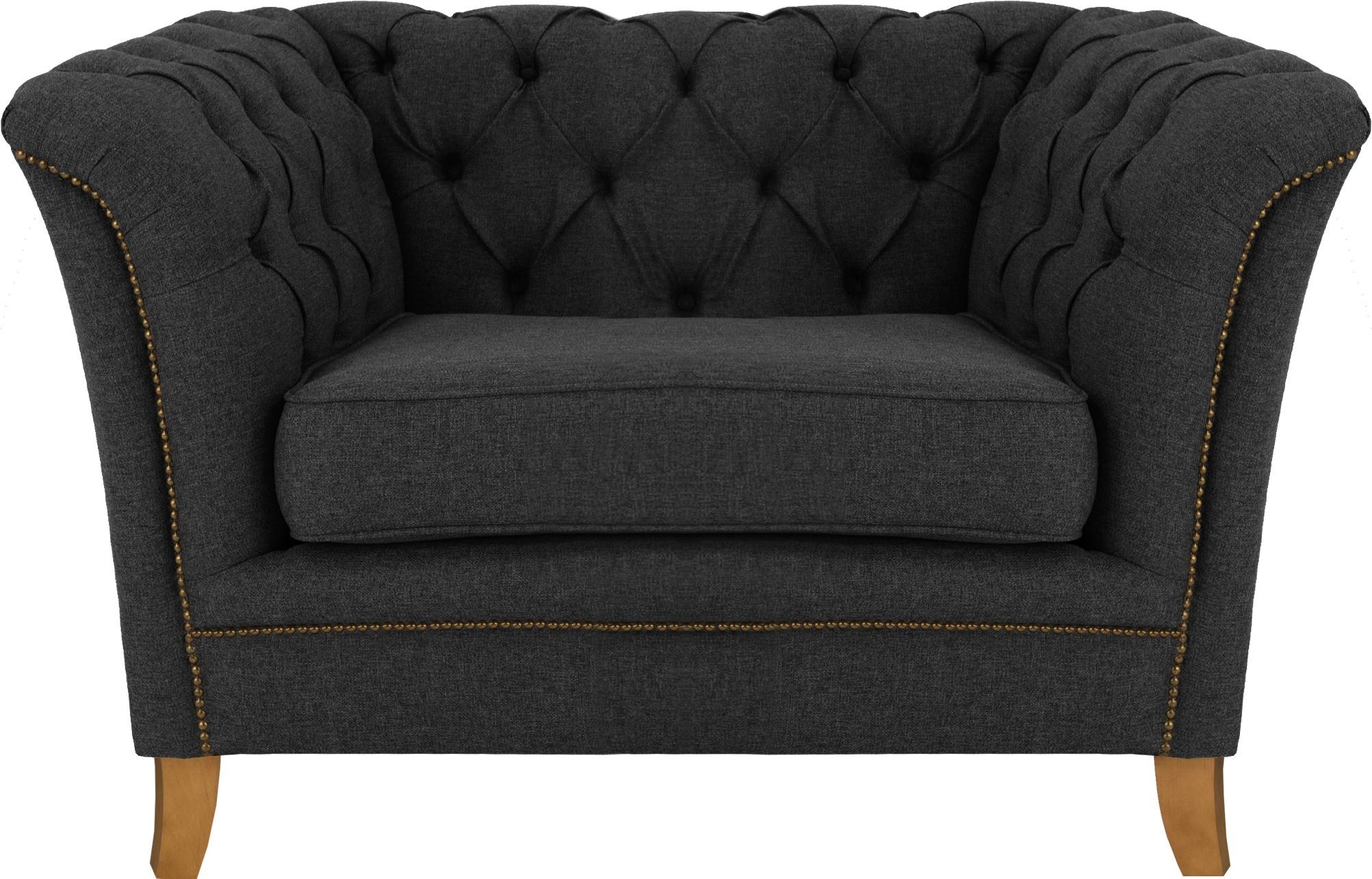 Home affaire Sessel "Newport modernes Chesterfield", mit Knopfheftung im Rü günstig online kaufen