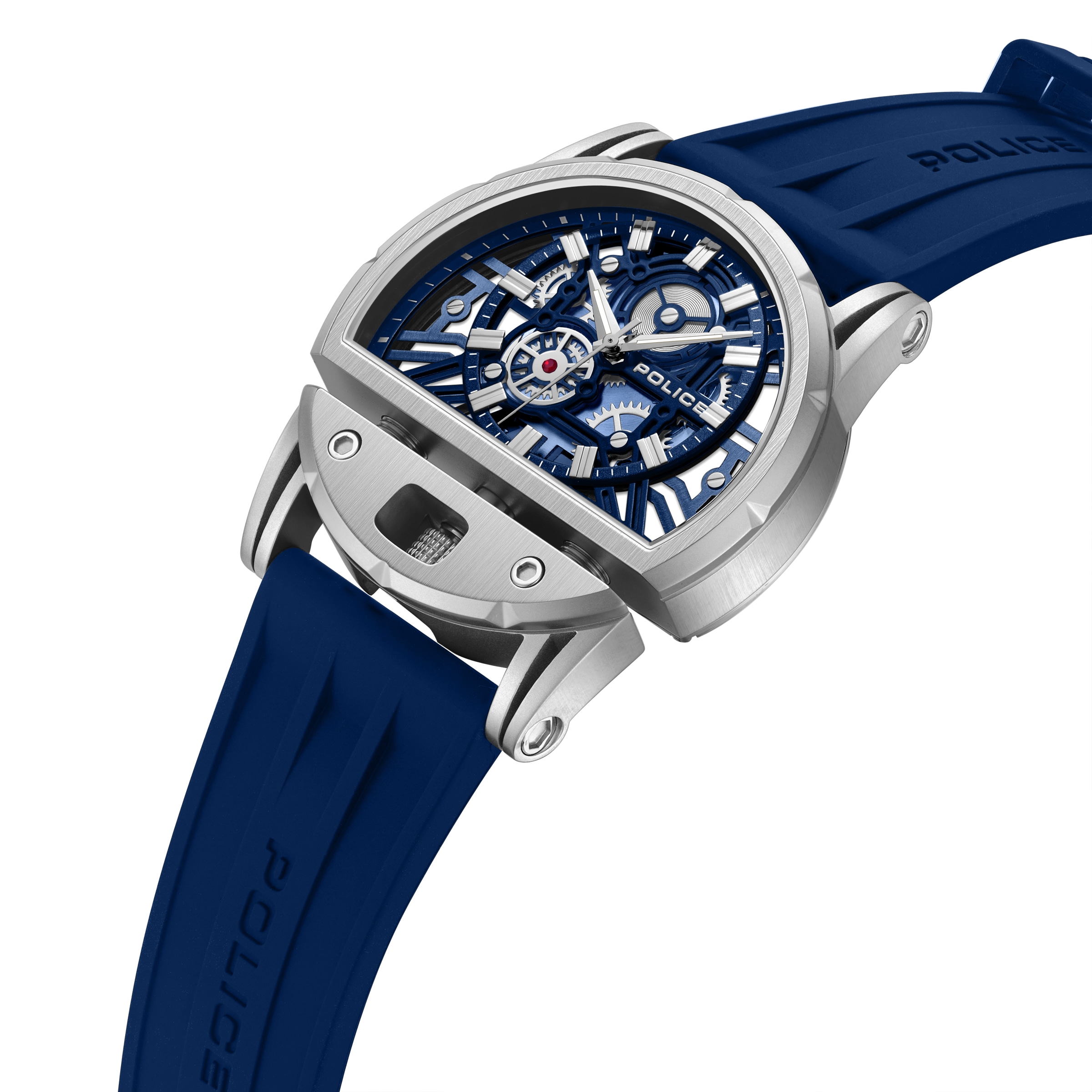 Police Quarzuhr »Daintreee« Armbanduhr, Herrenuhr, Lederarmband, analog