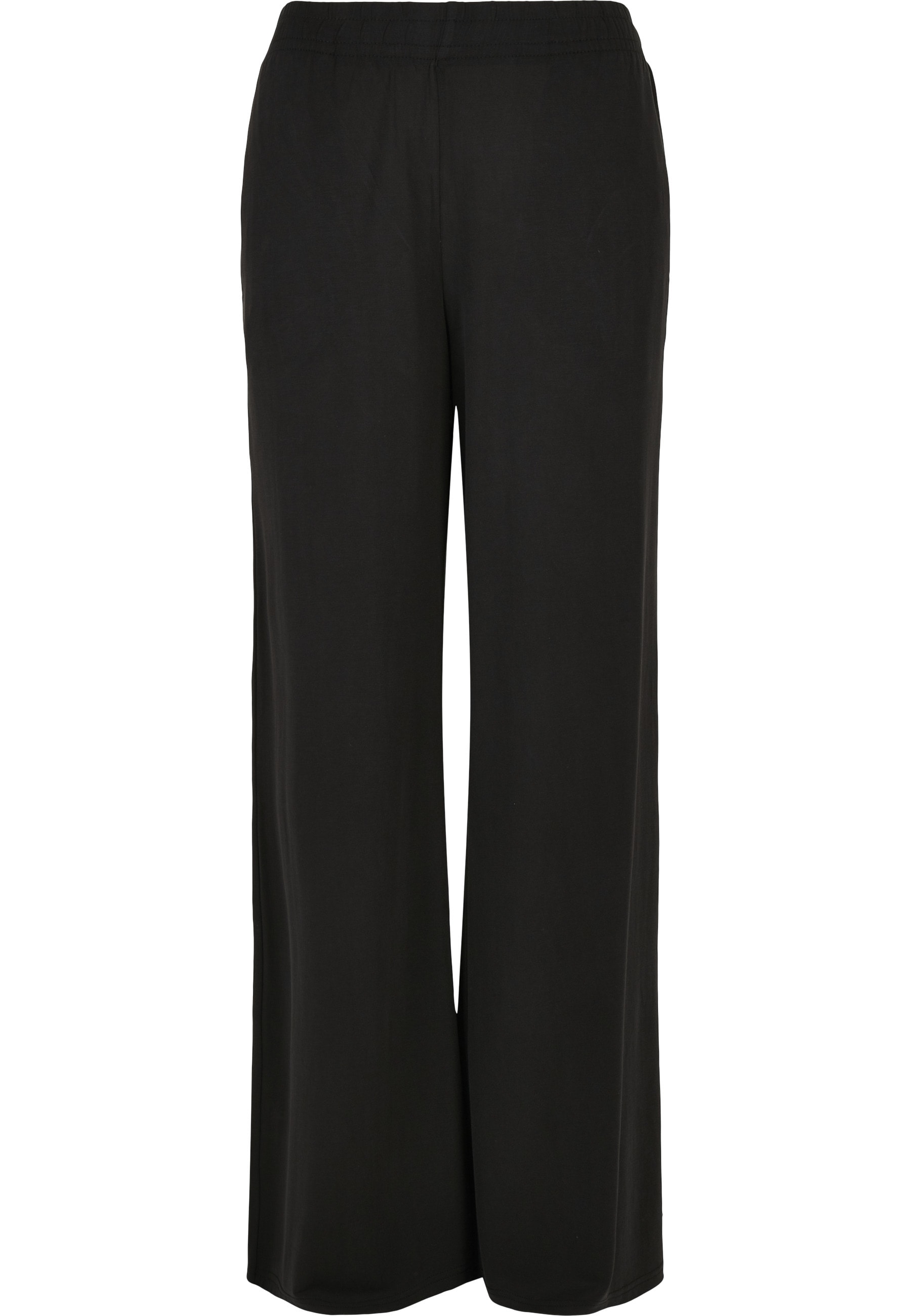 URBAN CLASSICS Stoffhose "Urban Classics Damen Ladies Modal Wide Leg Pants" günstig online kaufen