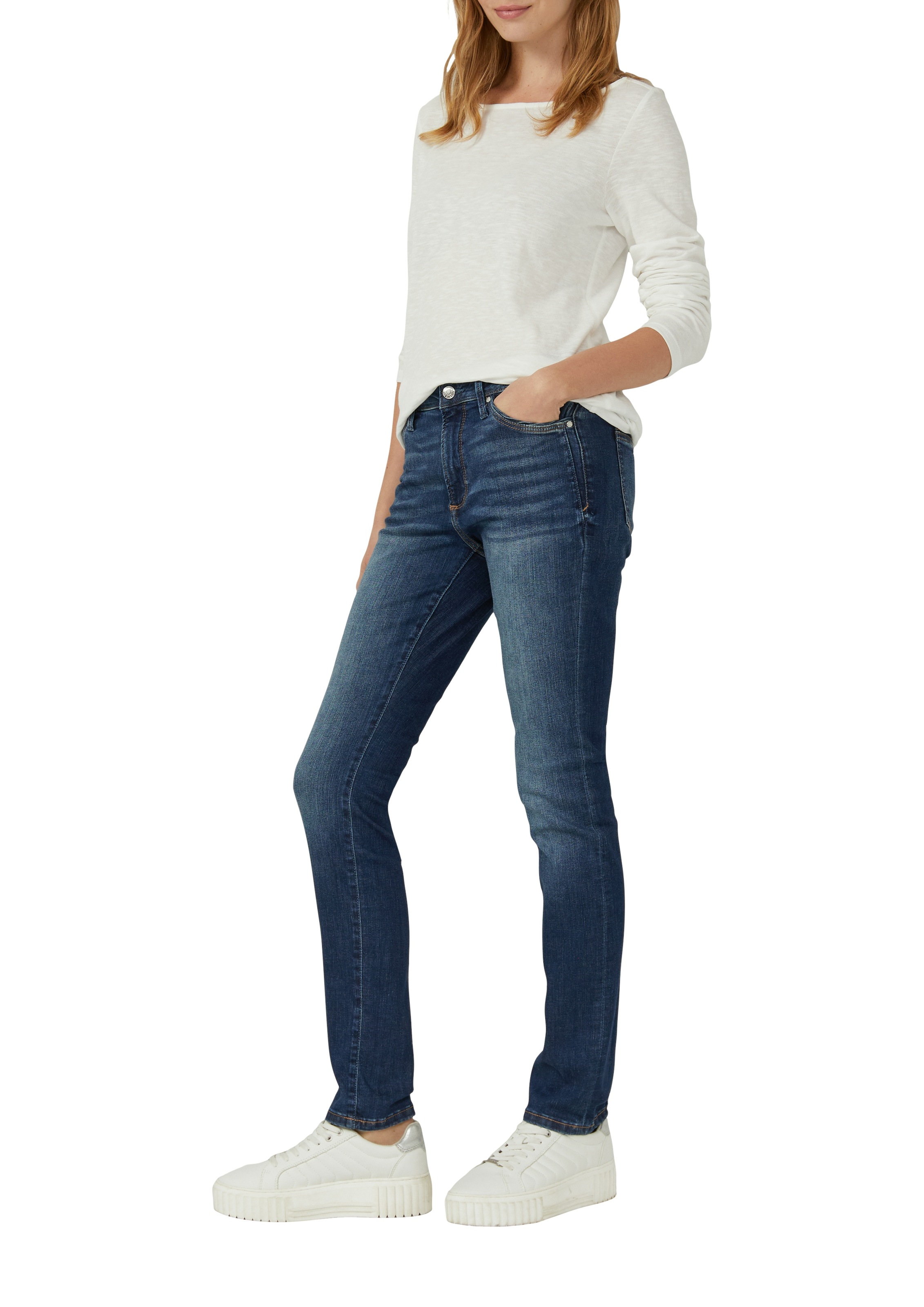 s.Oliver Skinny-fit-Jeans "IZABELL", in coolen, unterschiedlichen Waschunge günstig online kaufen