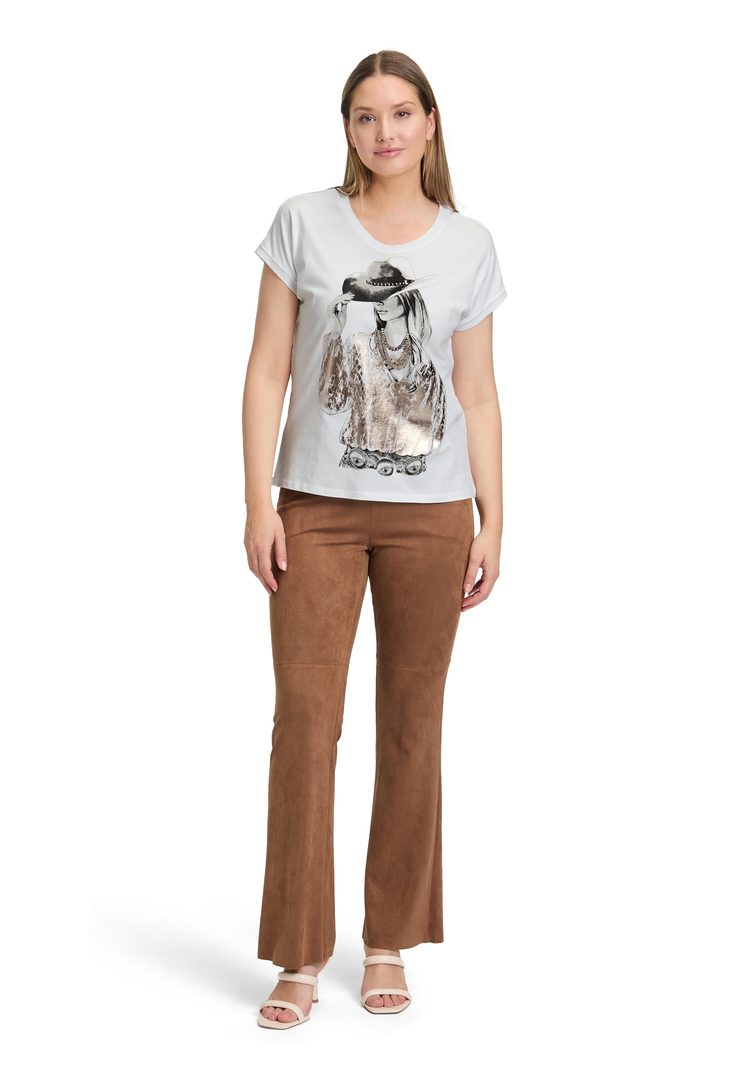 Betty Barclay Kurzarmshirt »Betty Barclay Casual-Shirt mit Ärmelaufschlag«, (1 tlg.)