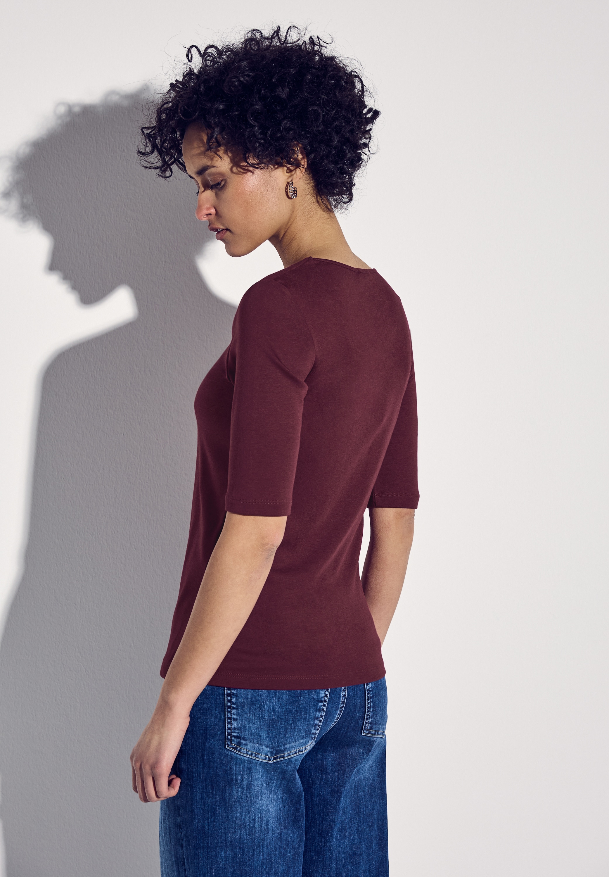 STREET ONE T-Shirt, im soften Baumwoll-Mix