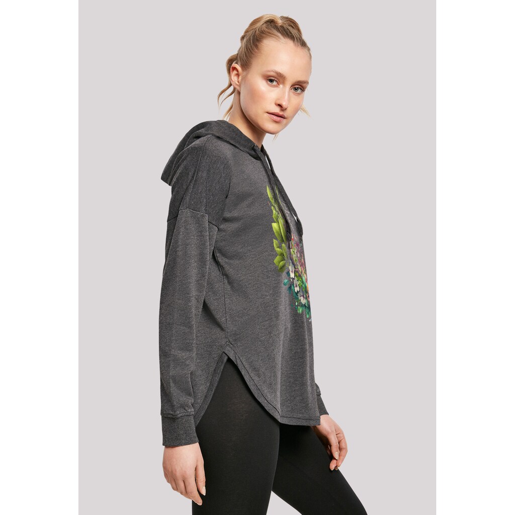 F4NT4STIC Kapuzenpullover »Baum mit Blumen Oversize Hoodie«