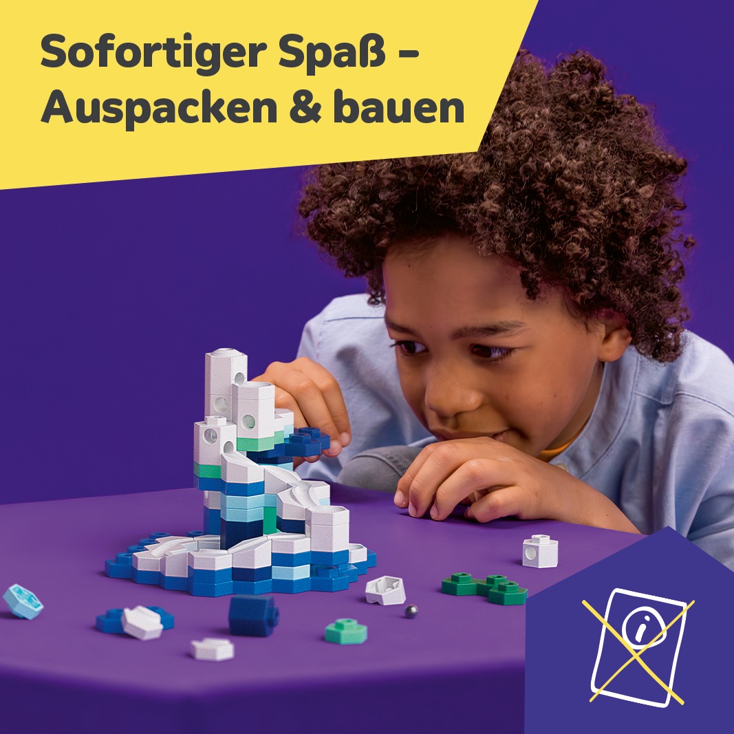 Ravensburger Kugelbahn-Bausatz »GraviTrax micro - Ocean Blue« Made in Europe