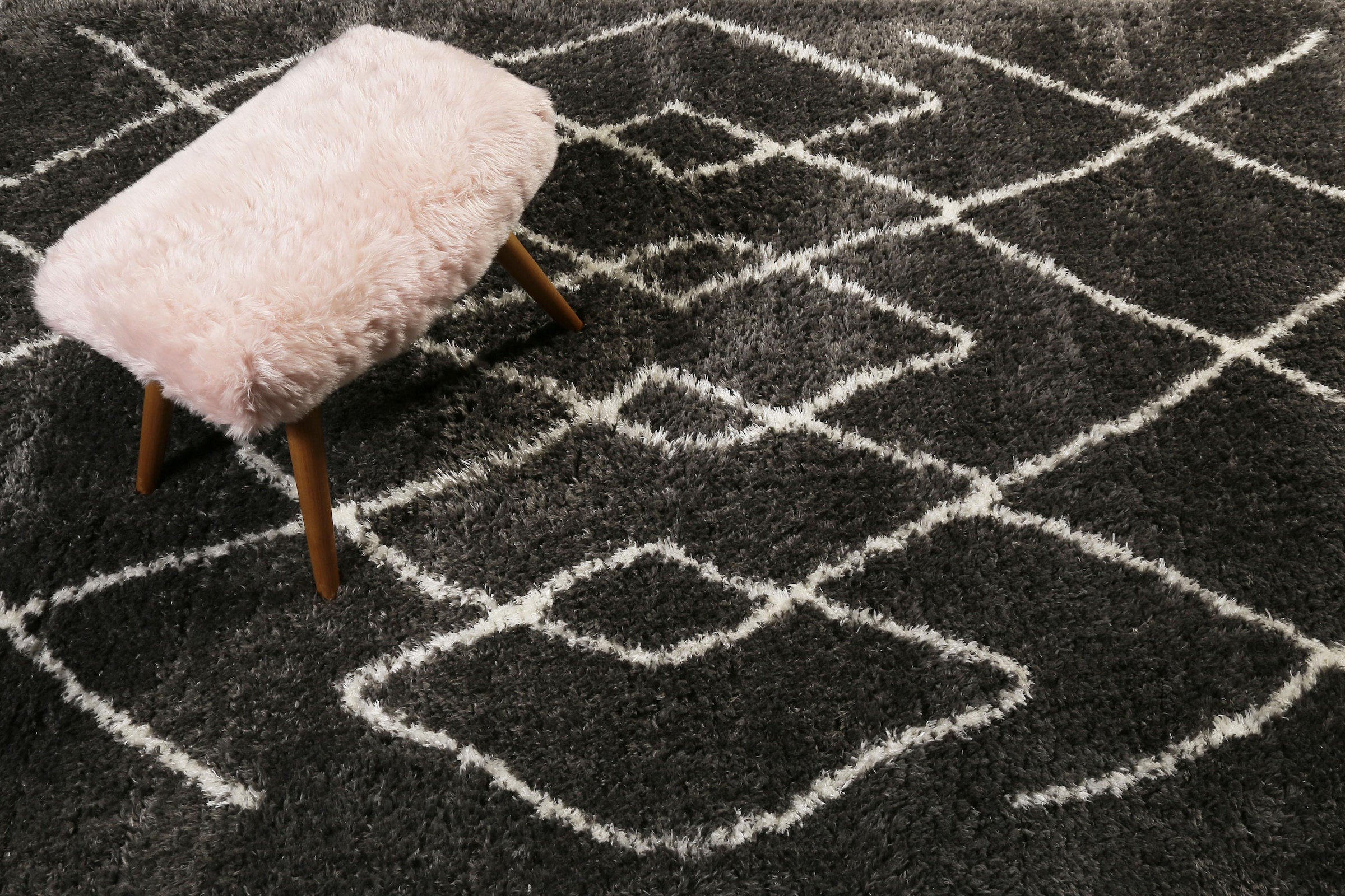 Wecon home Hochflor-Teppich »Afella«, rechteckig, 50 mm Höhe, Wohnzimmer