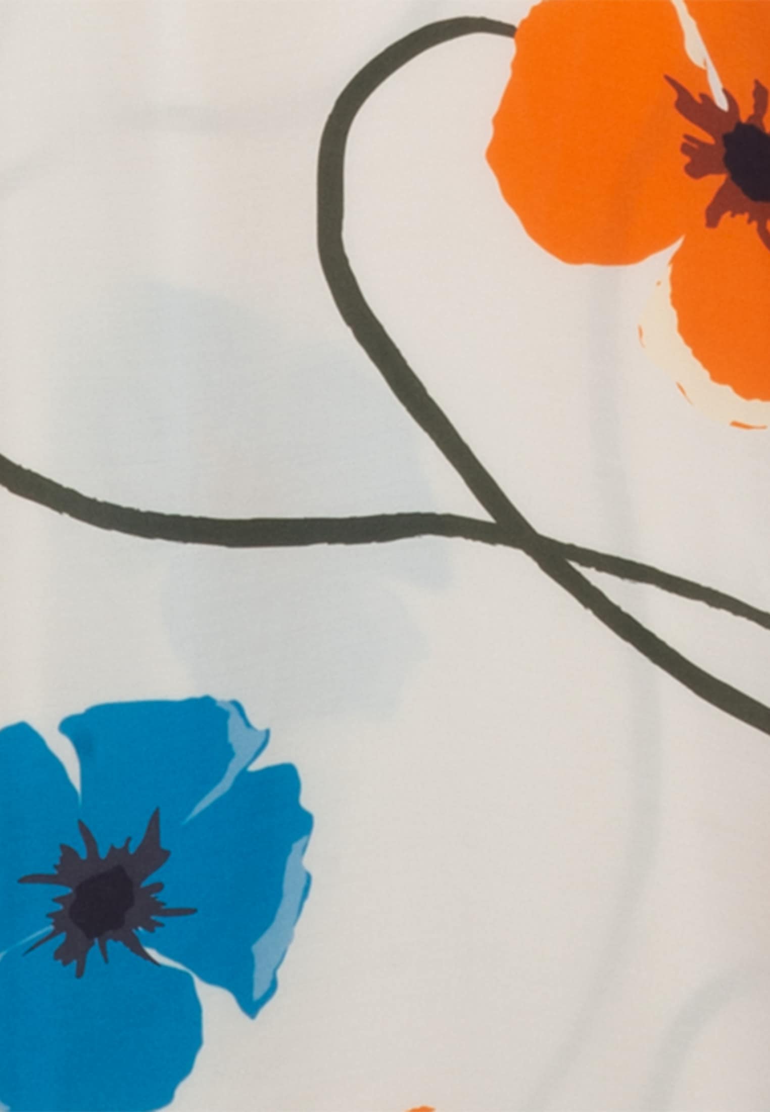 seidensticker Sommerkleid »Schwarze Rose«, Ohne Arm V-Neck Floral