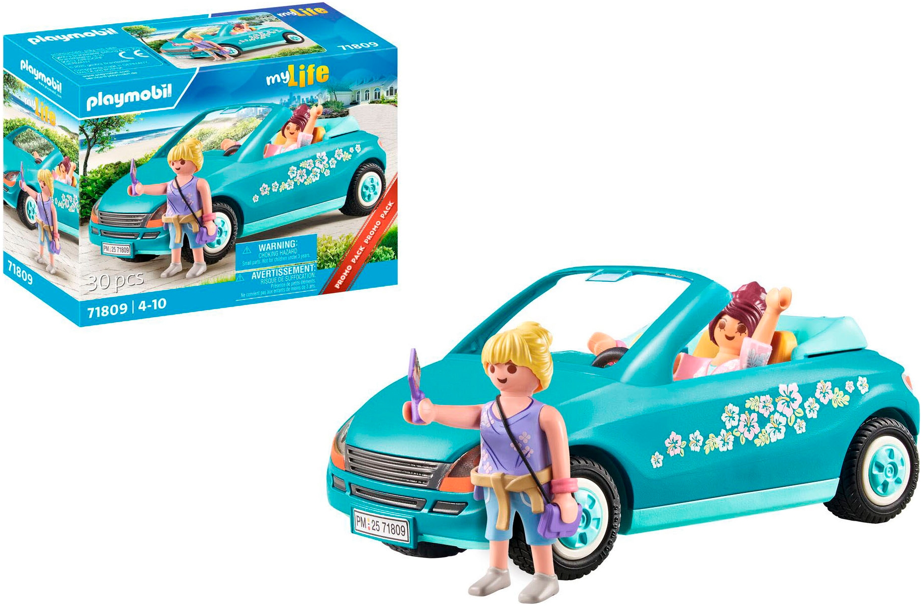 Playmobil® Konstruktions-Spielset »Cabrioausflug (71809), Playmobil My Life«, (30 St.)
